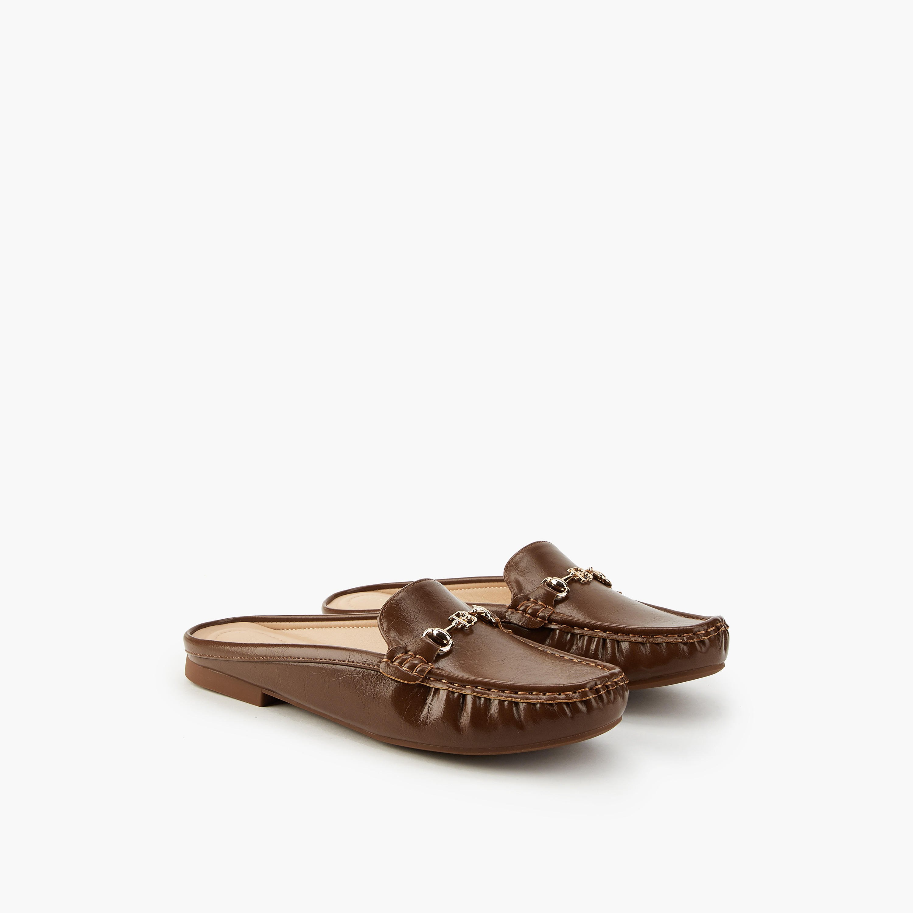 Flora Bella Solid Metallic Accent Mules-women-shoes-flats-mules-image-1