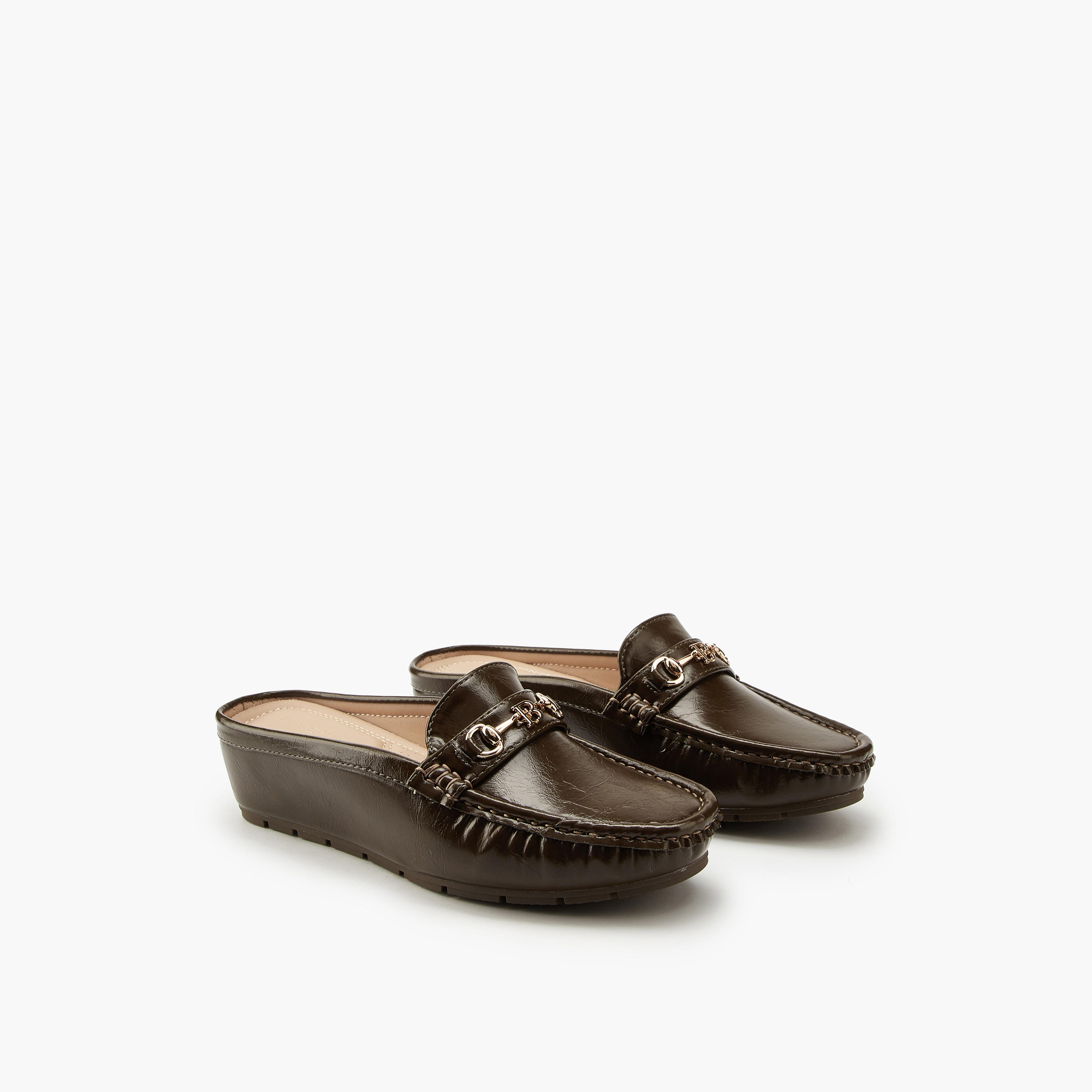 Flora Bella Horsebit Detail Slip-On Mules-women-shoes-heels-image-1