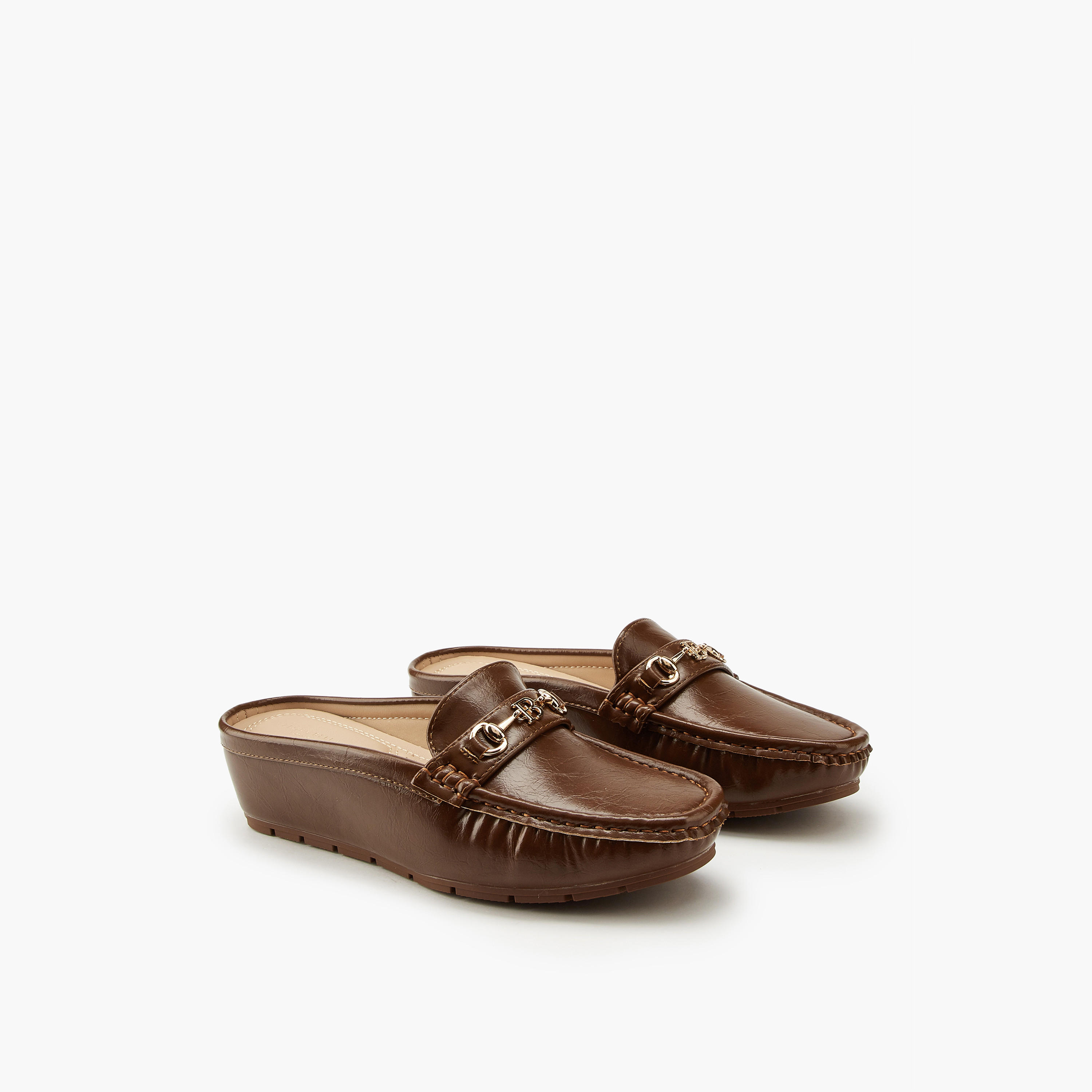 Flora Bella Horsebit Detail Slip-On Mules-women-shoes-heels-image-1