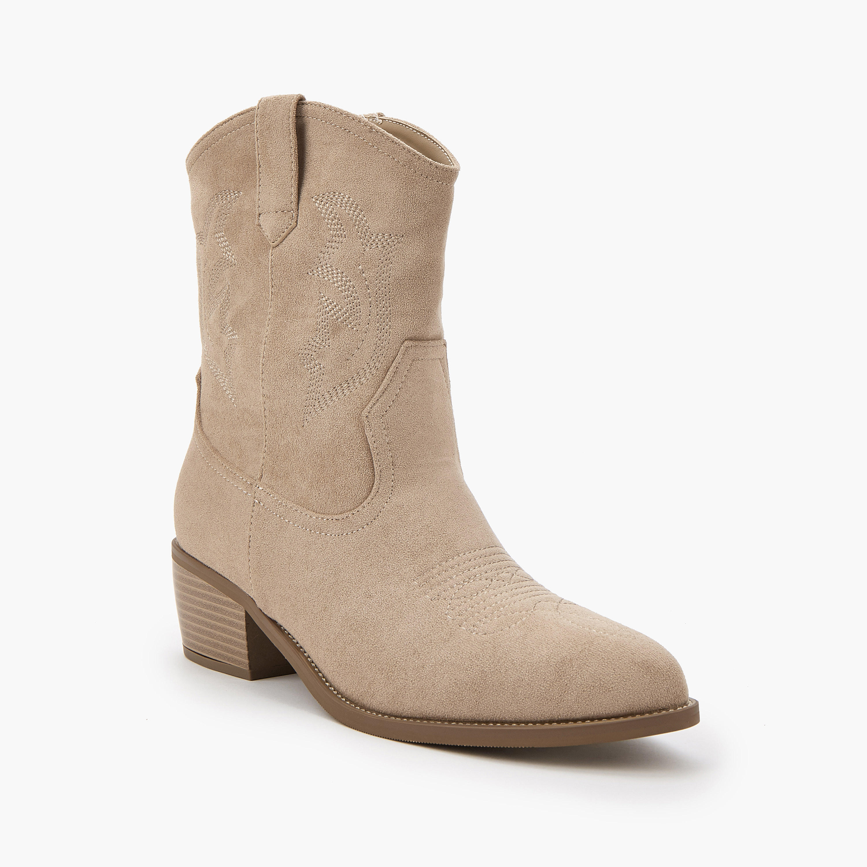 بوت بطول الكاحل وكعب سميك للنساء من فلورا بيلا-women-shoes-boots-image-3