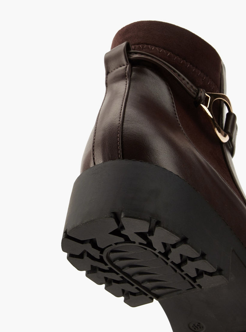 Flora Bella Women Buckle Detail Ankle Boots-women-shoes-boots-image-6