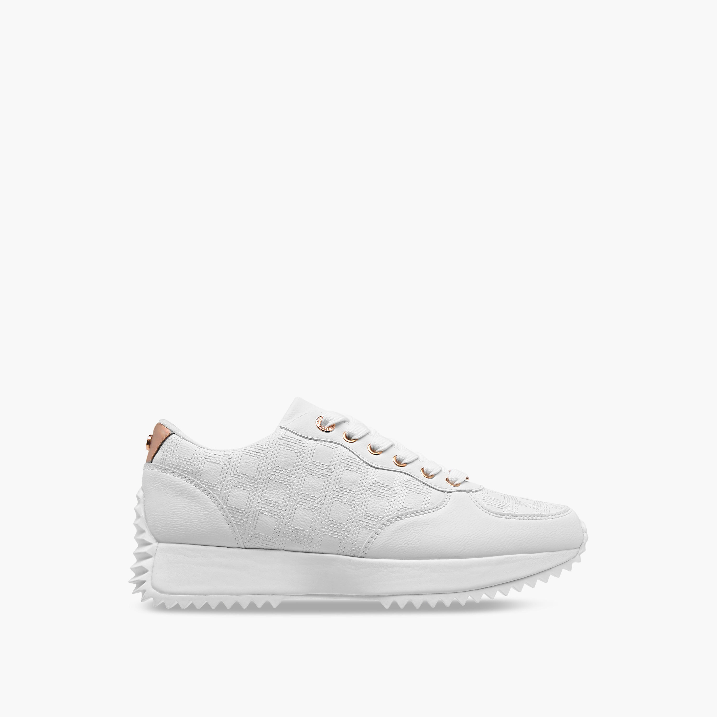 Elle Women's Embroidered Sneakers with Lace-Up Closure-women-shoes-sneakers-image-3