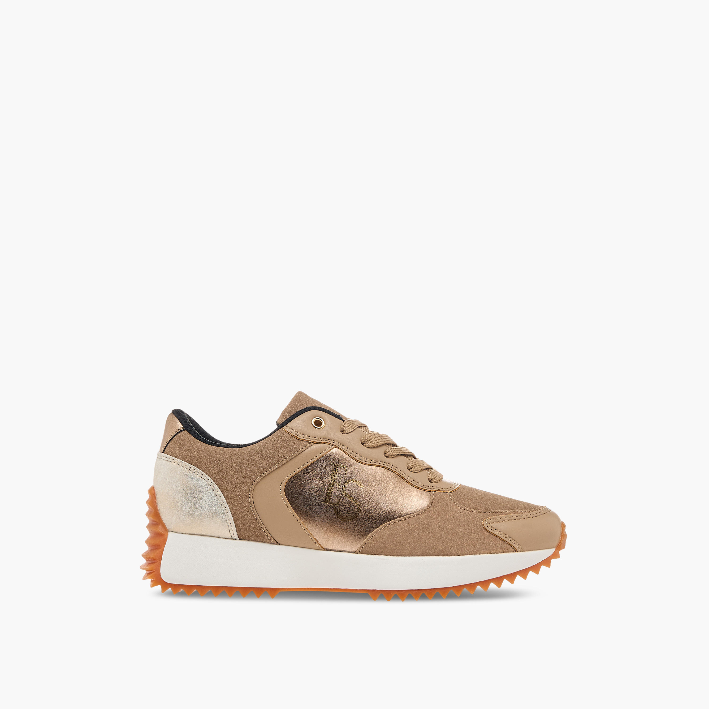 Elle Women's Panelled Sneakers with Lace-Up Closure-women-shoes-sneakers-image-3