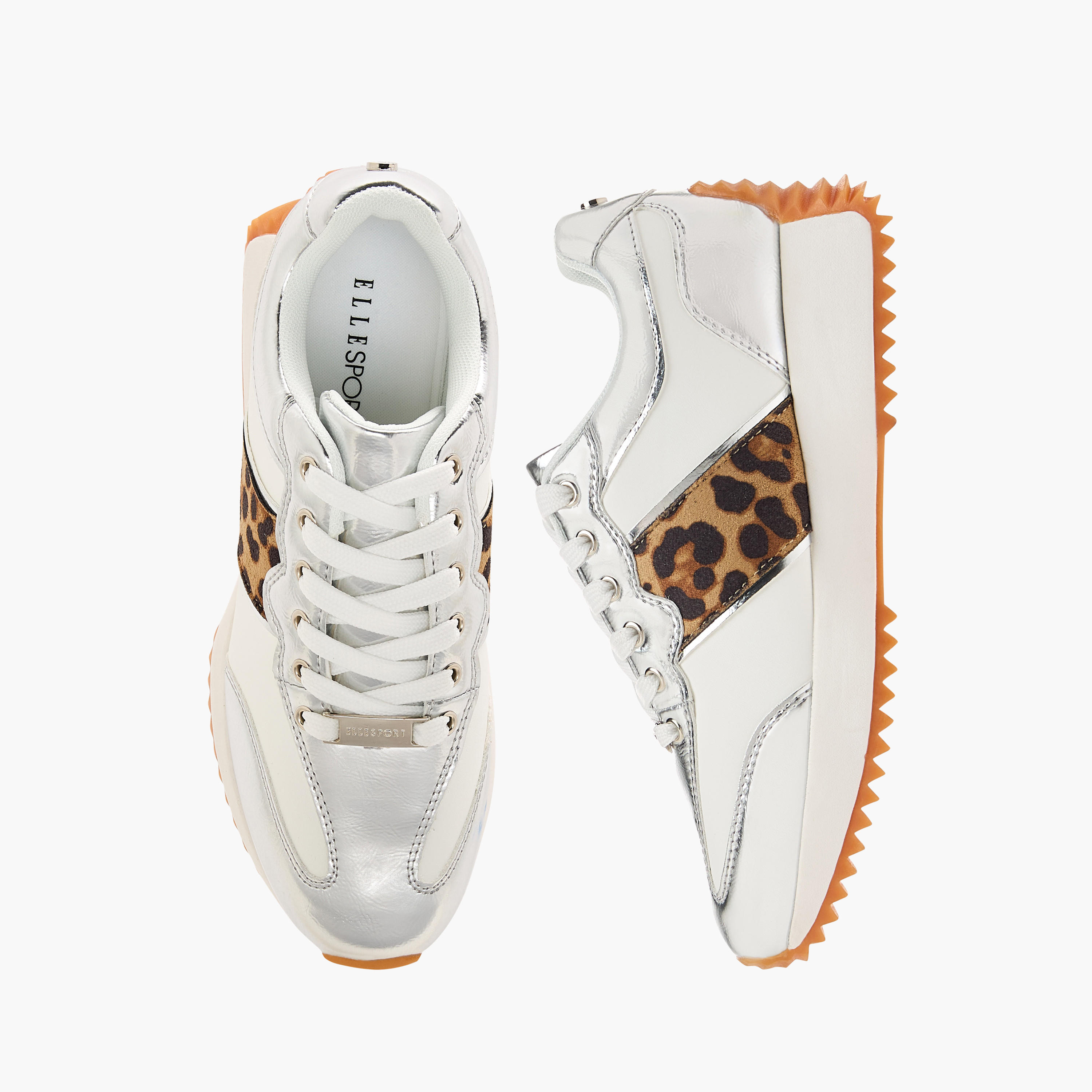 Elle Women's Animal Print Sneakers with Lace-Up Closure-women-shoes-sneakers-image-1