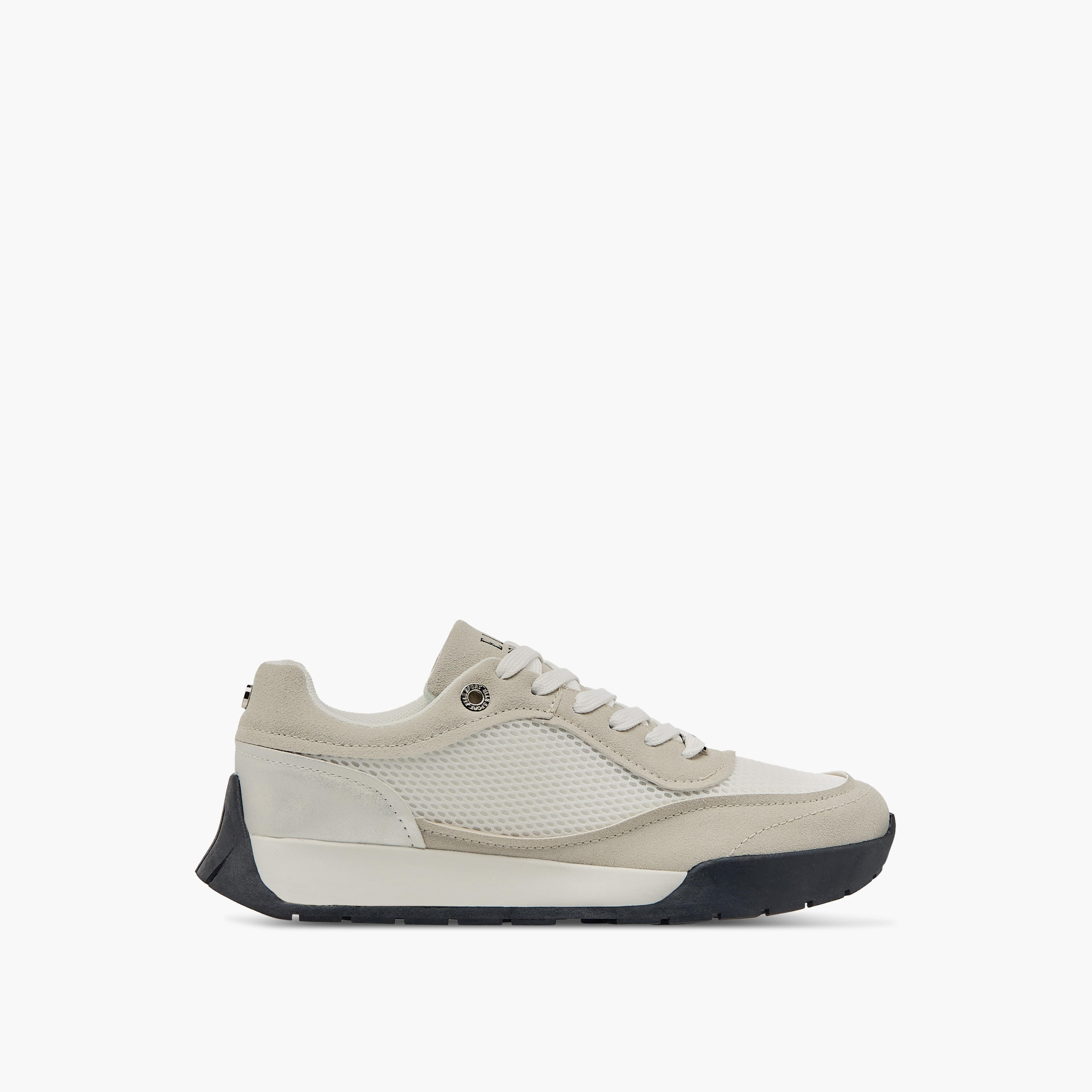 Elle Women's Logo Detail Sneakers with Lace-Up Closure-women-shoes-sneakers-image-3