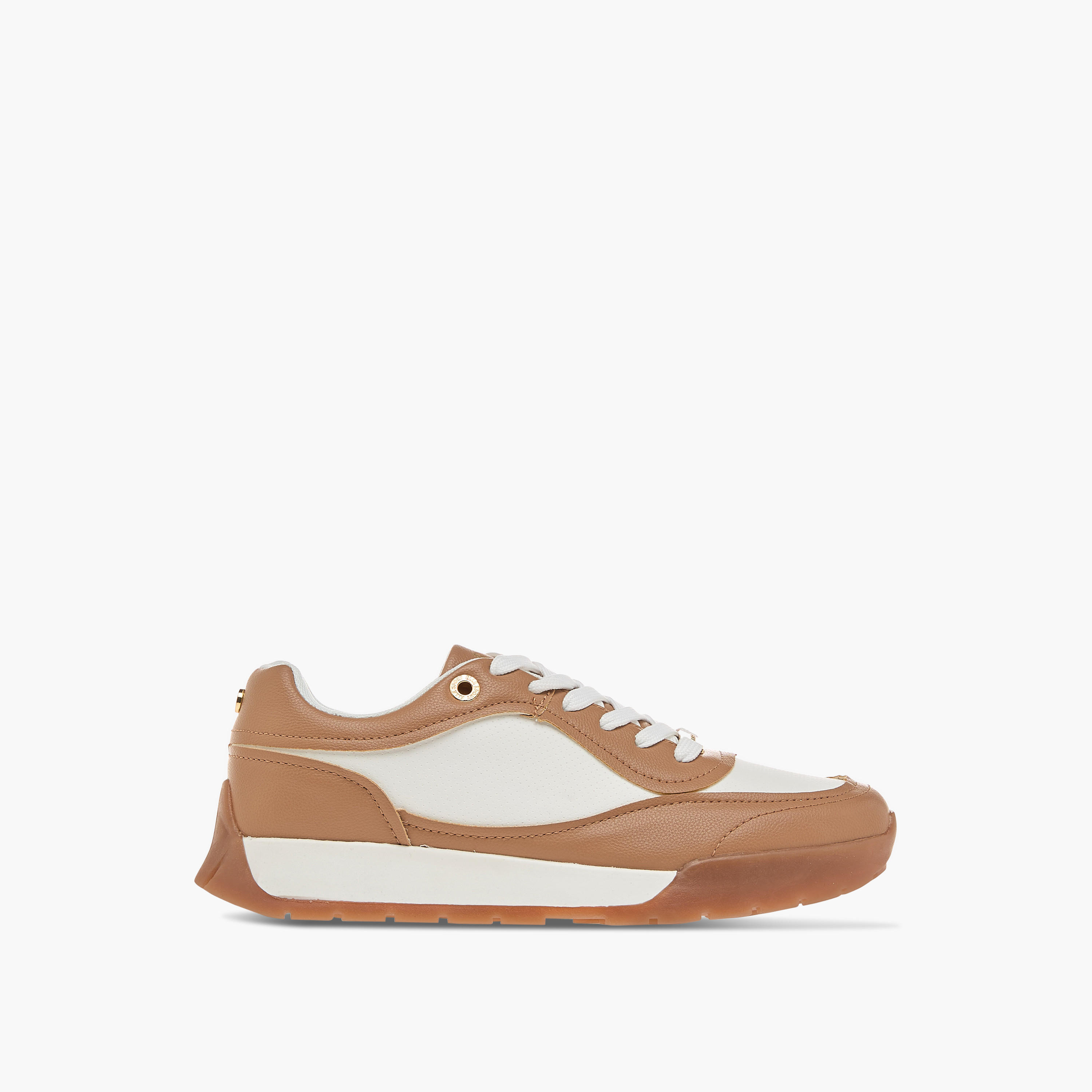 Elle Women's Panelled Lace-Up Sneakers-women-shoes-sneakers-image-3