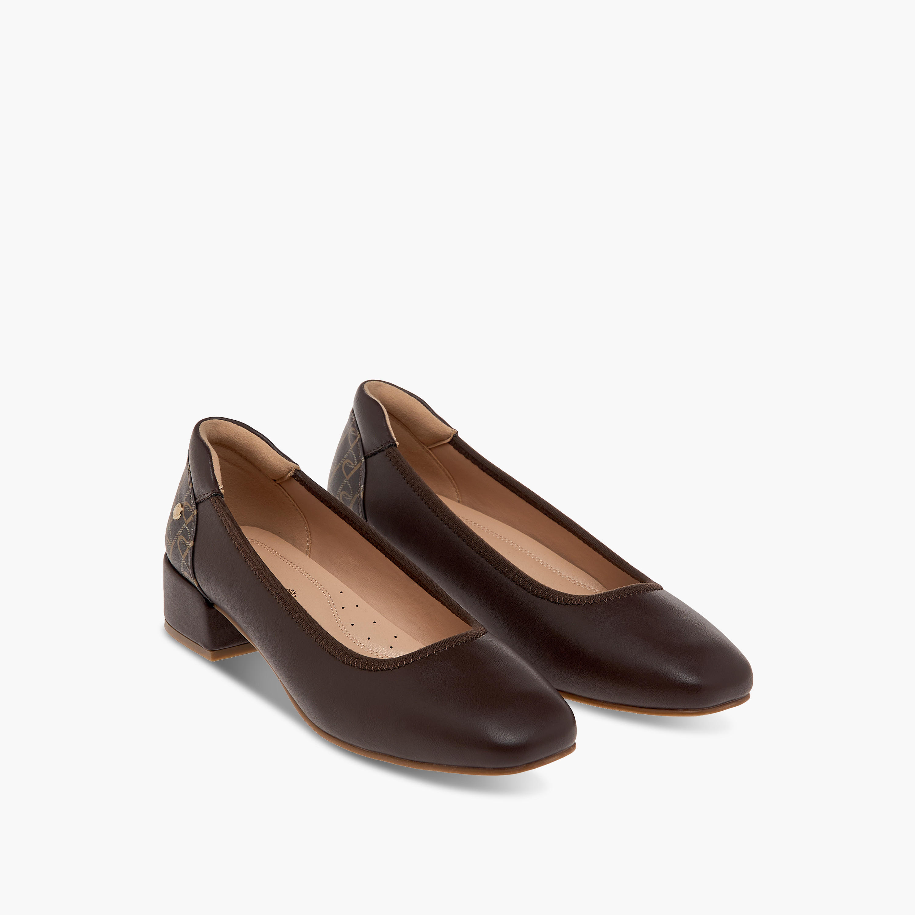 Paprika Solid Slip-On Comfort Pumps with Block Heels-women-shoes-sandals-heeled-image-1