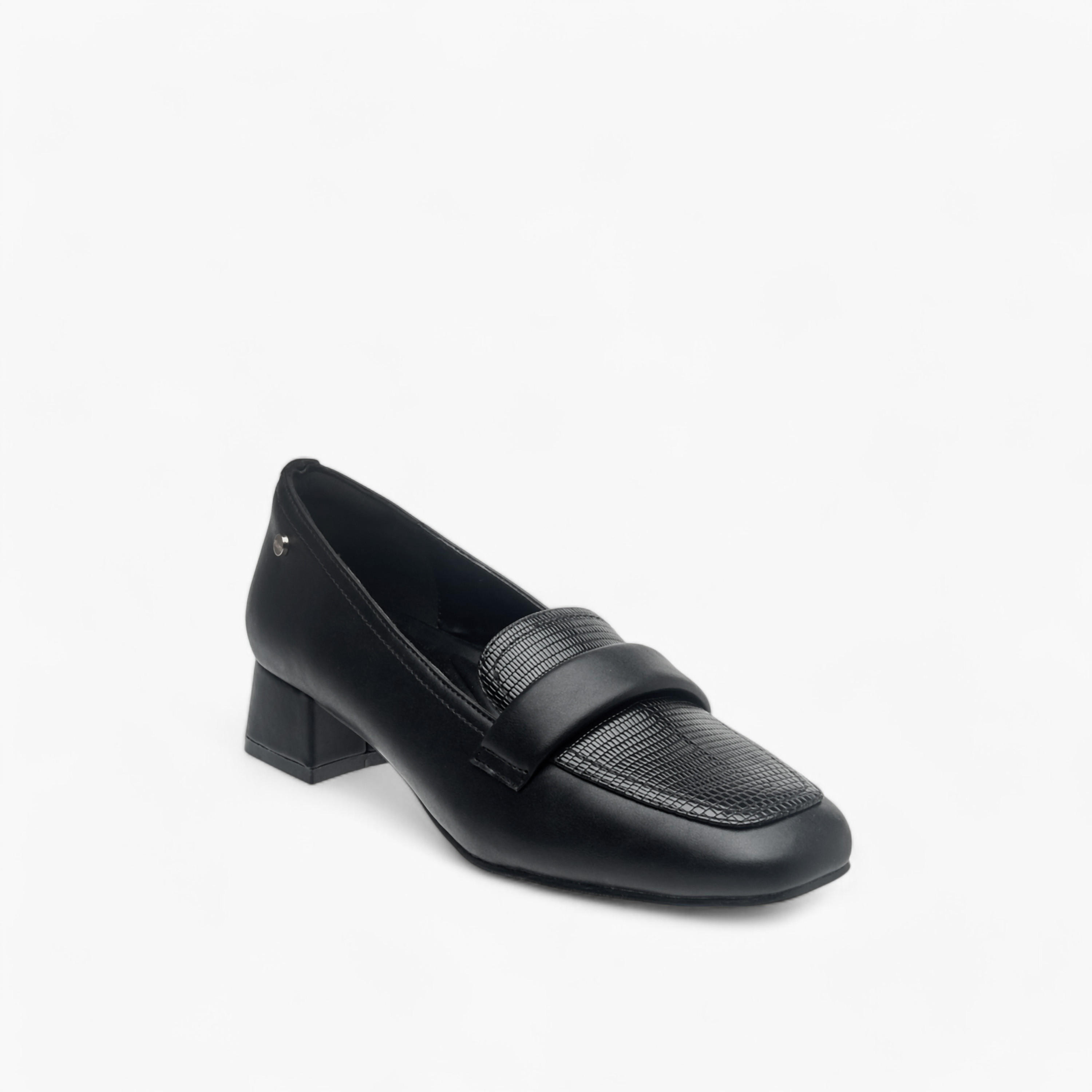 Celeste Women's Textured Slip-On Loafers with Block Heels-women-shoes-loafersandmoccasins-image-2