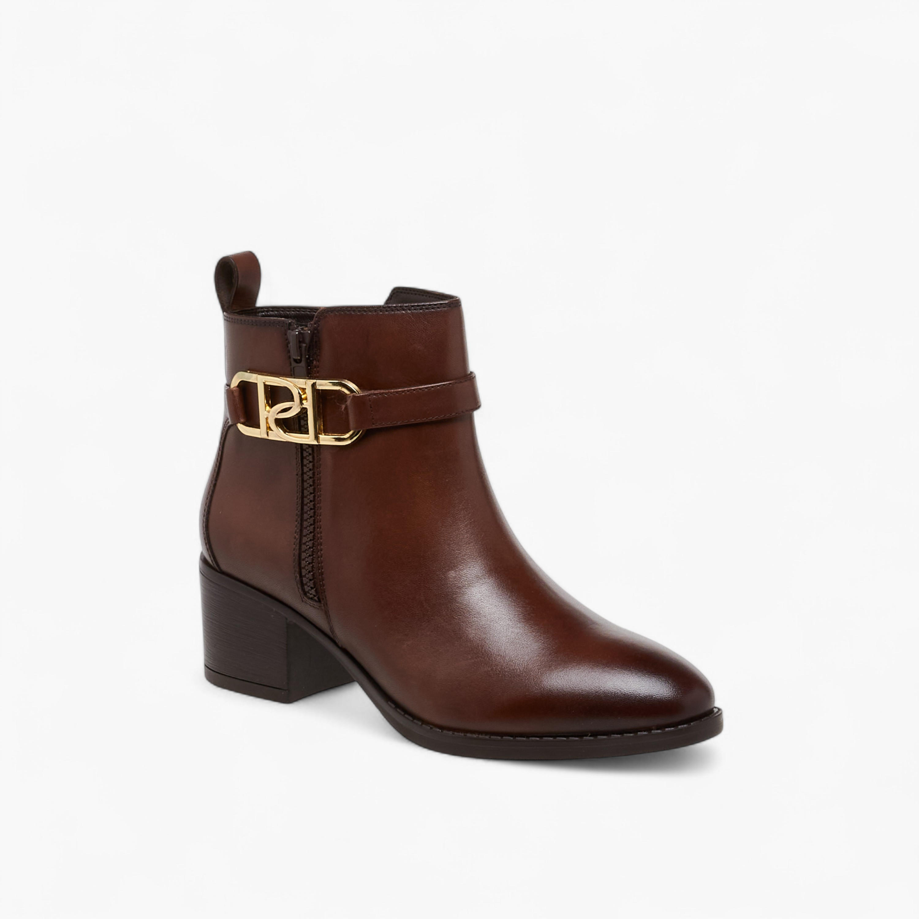 Paprika Women's Buckle Accent Ankle Boots-women-shoes-boots-image-2
