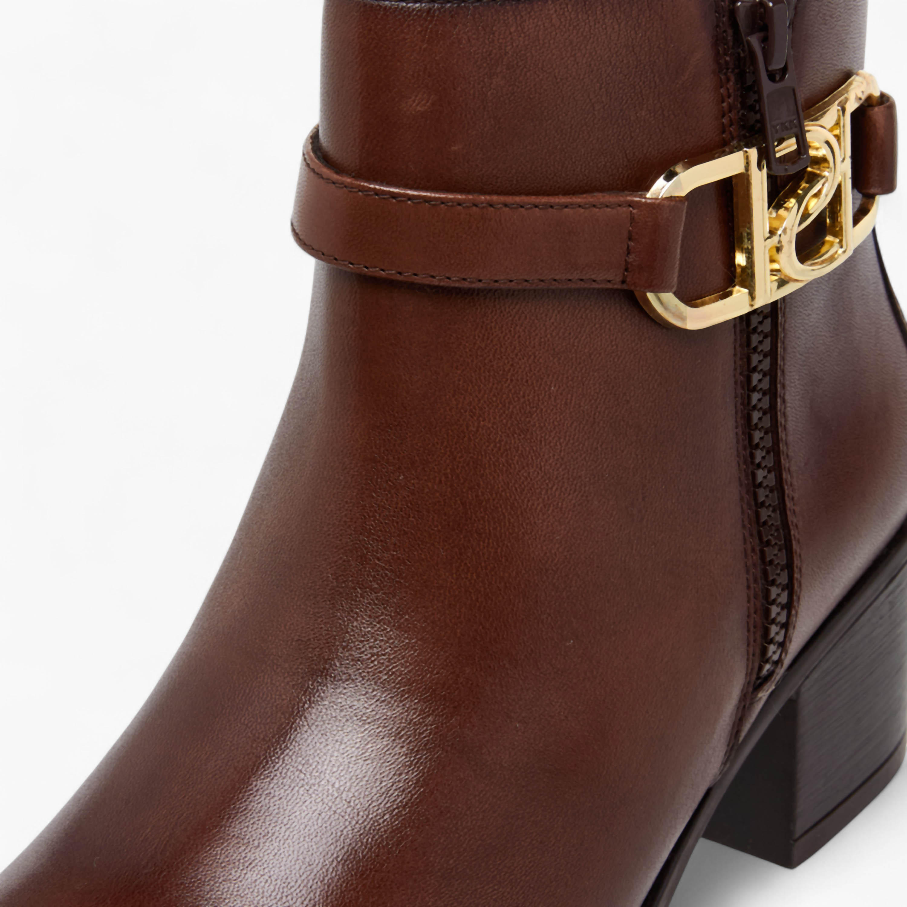 Paprika Women's Buckle Accent Ankle Boots-women-shoes-boots-image-4