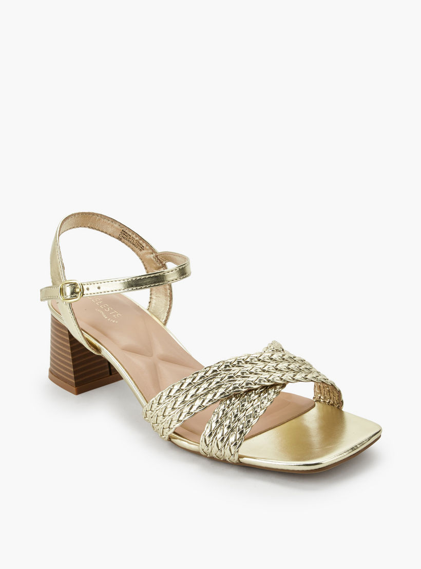 Celeste Women Braided Cross Strap Block Heel Sandals-women-shoes-sandals-heeled-image-2