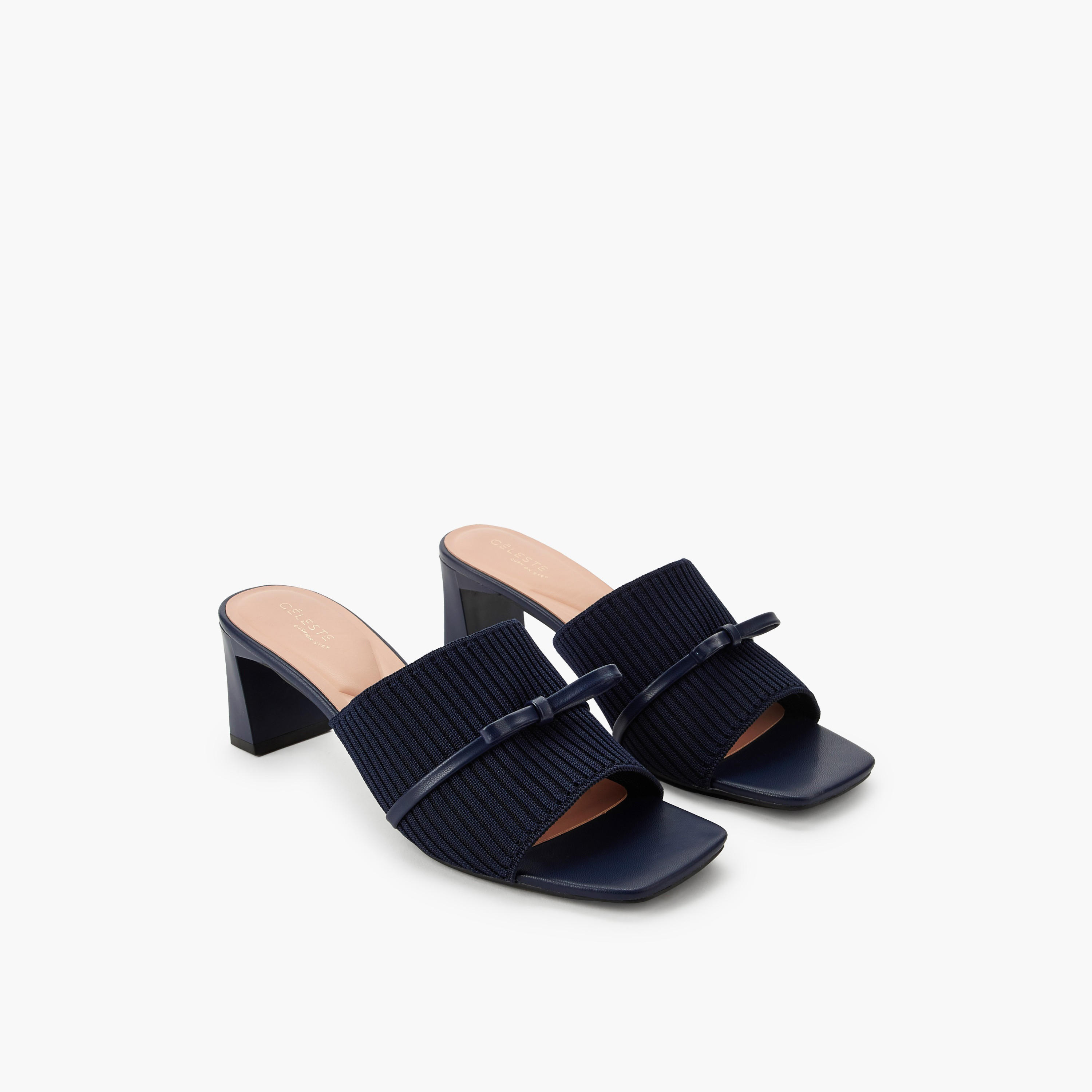 Celeste Women Ribbed Block Heel Sandals-women-shoes-sandals-heeled-image-1