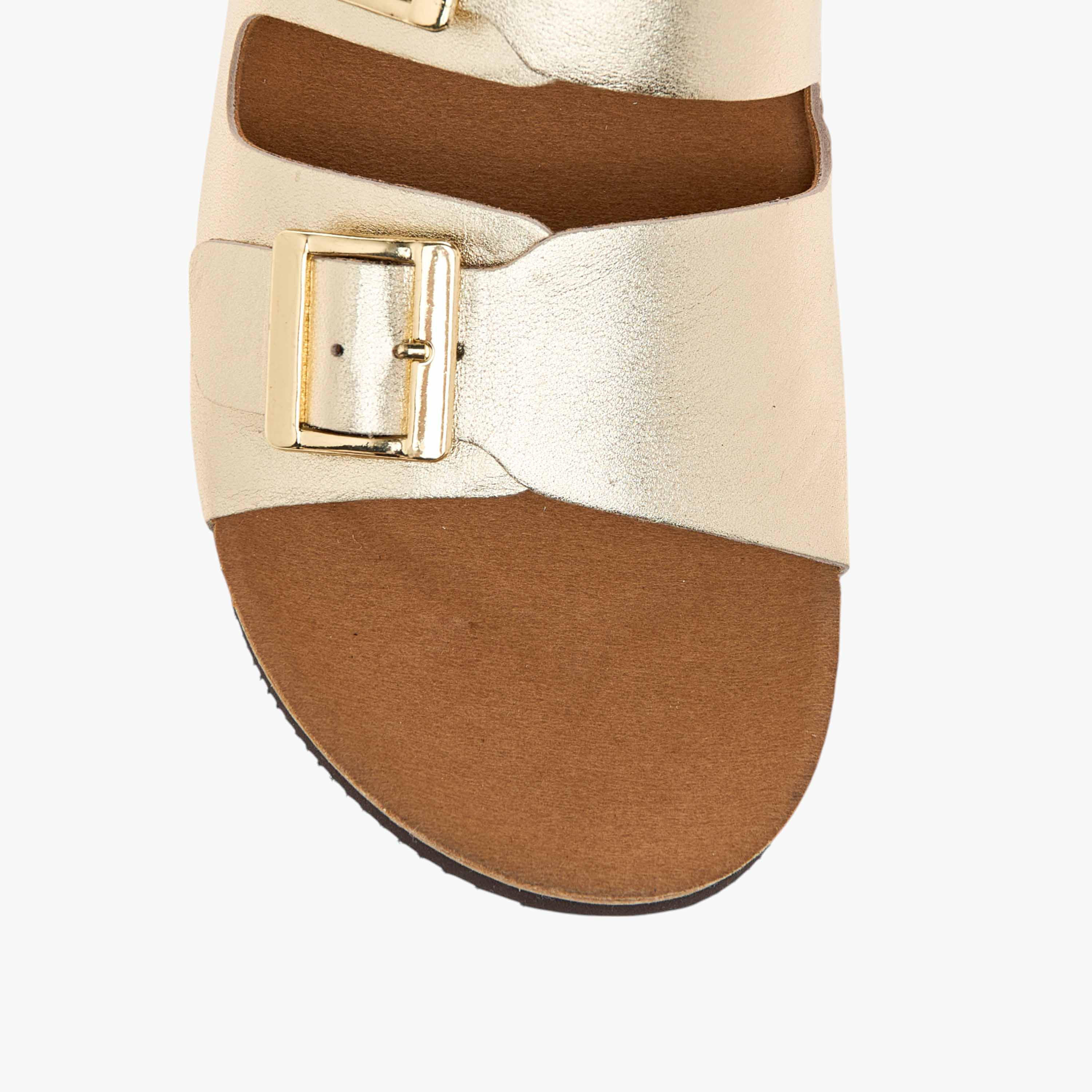 Paprika Buckle Accent Slip-On Comfort Sandals-women-shoes-flats-sandals-image-3