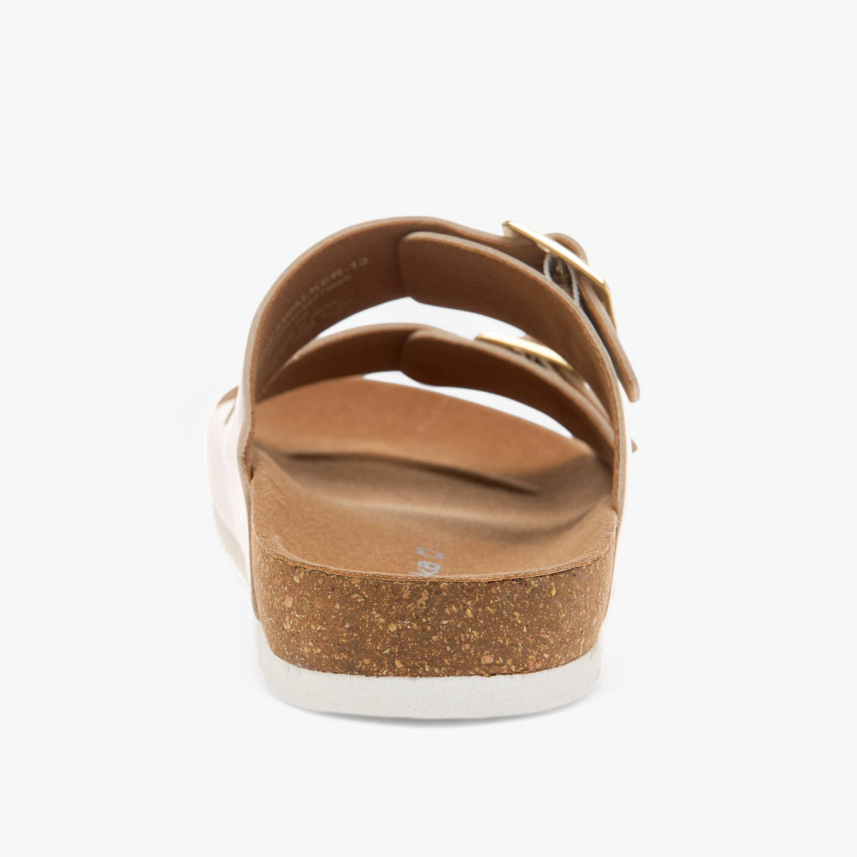 Paprika Buckle Accent Slip-On Comfort Sandals-women-shoes-flats-sandals-image-4