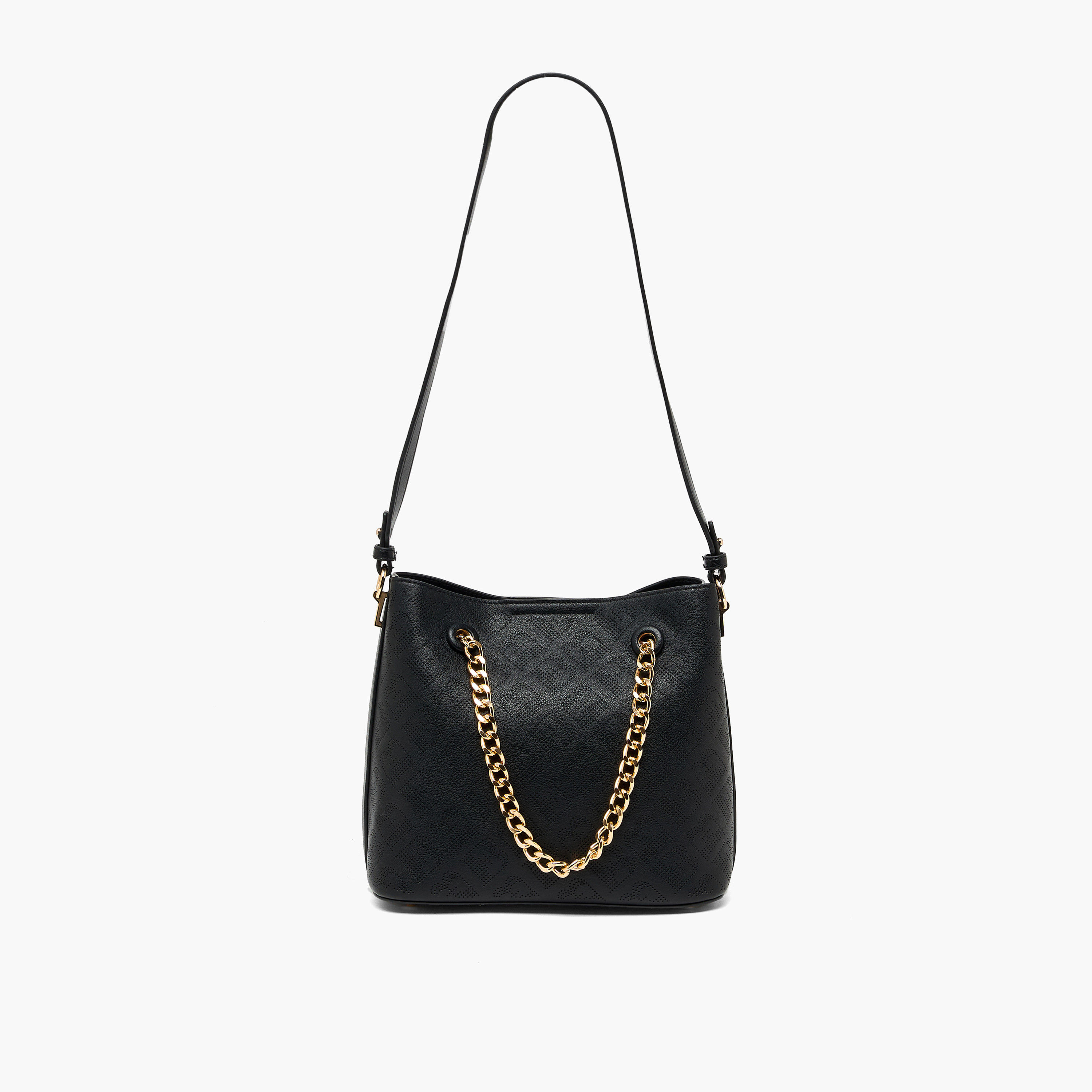Flora Bella Textured Shoulder Bag with Chain Strap-women-bagsandwallets-handbags-image-8