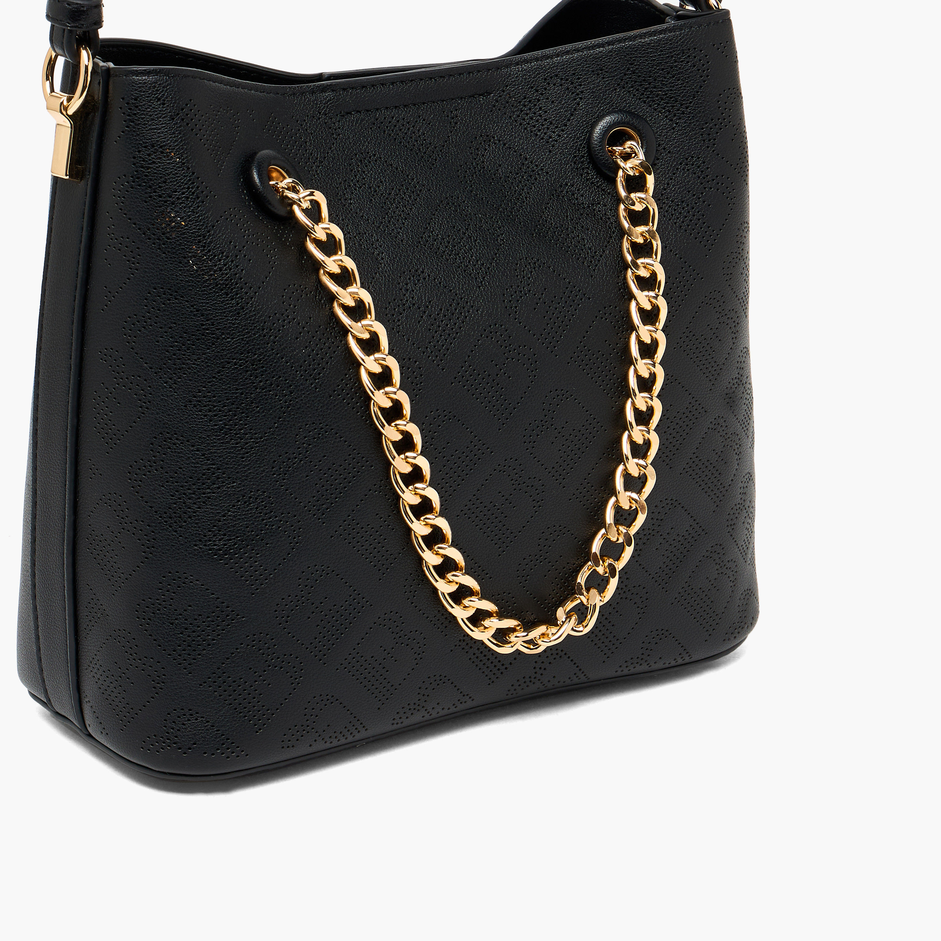 Flora Bella Textured Shoulder Bag with Chain Strap-women-bagsandwallets-handbags-image-11
