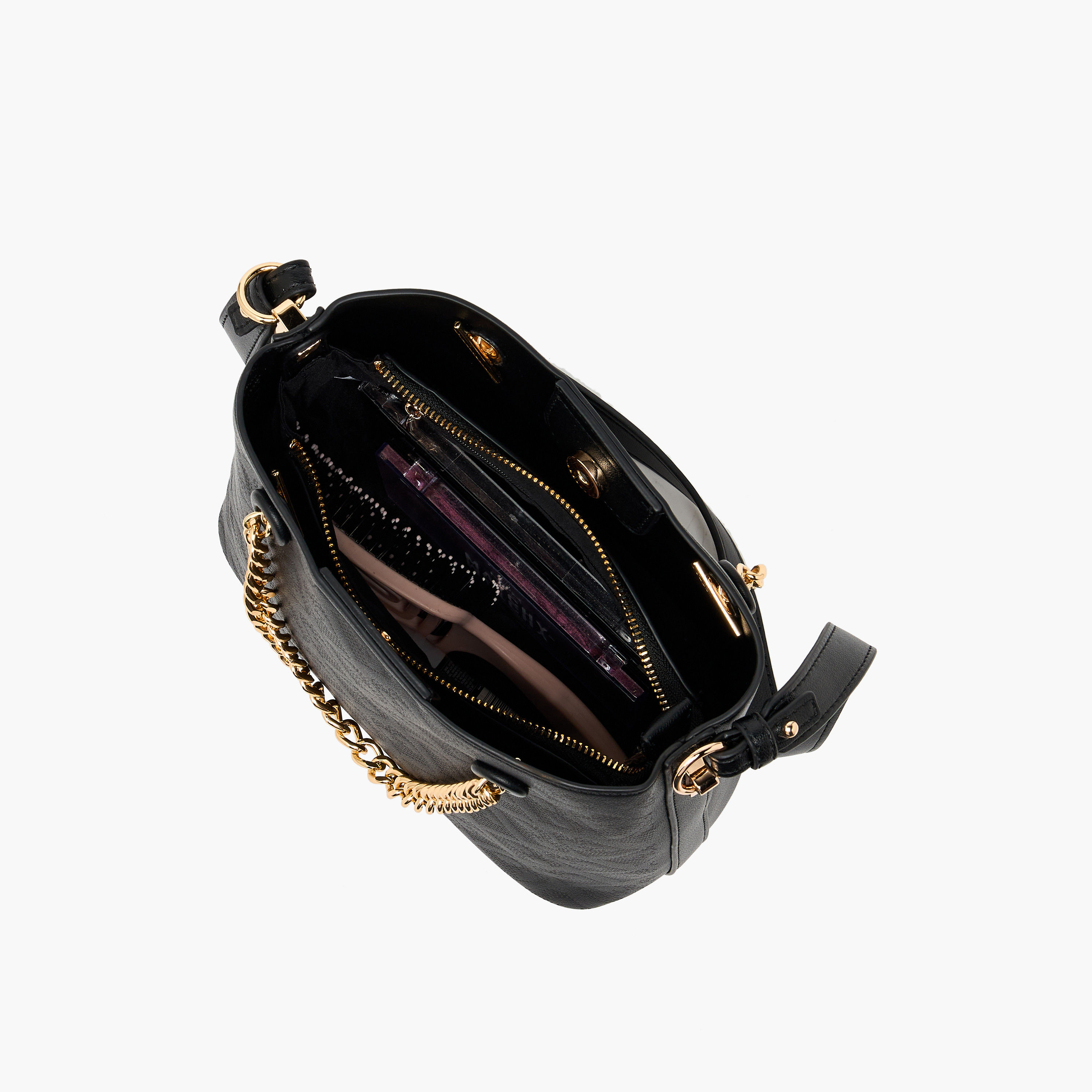 Flora Bella Textured Shoulder Bag with Chain Strap-women-bagsandwallets-handbags-image-14