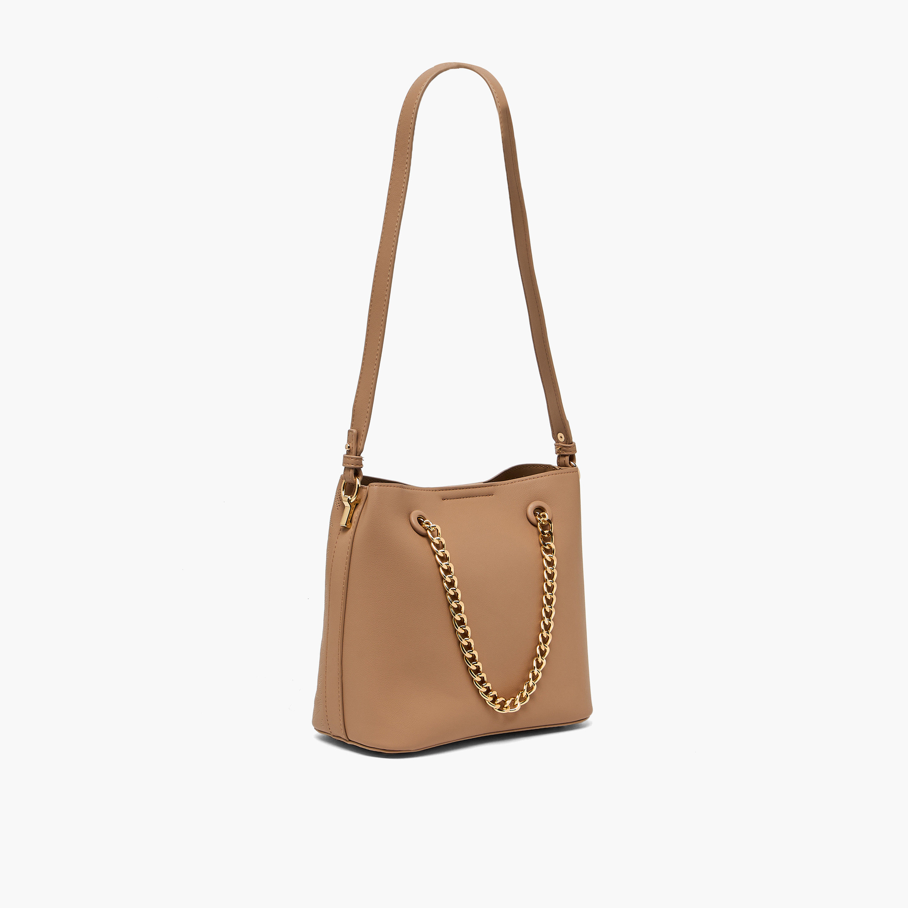 Flora Bella Textured Shoulder Bag with Chain Strap-women-bagsandwallets-handbags-image-3