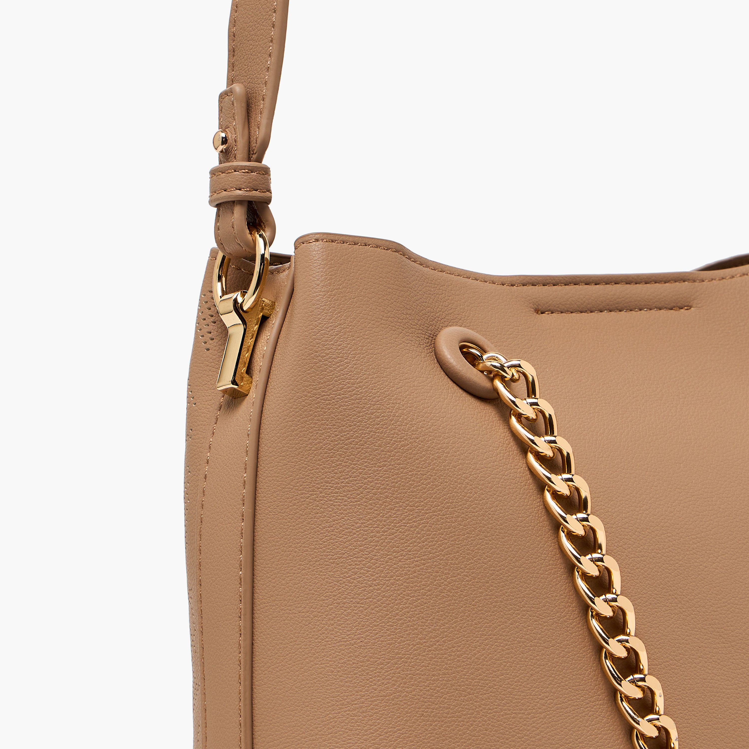 Flora Bella Textured Shoulder Bag with Chain Strap-women-bagsandwallets-handbags-image-5