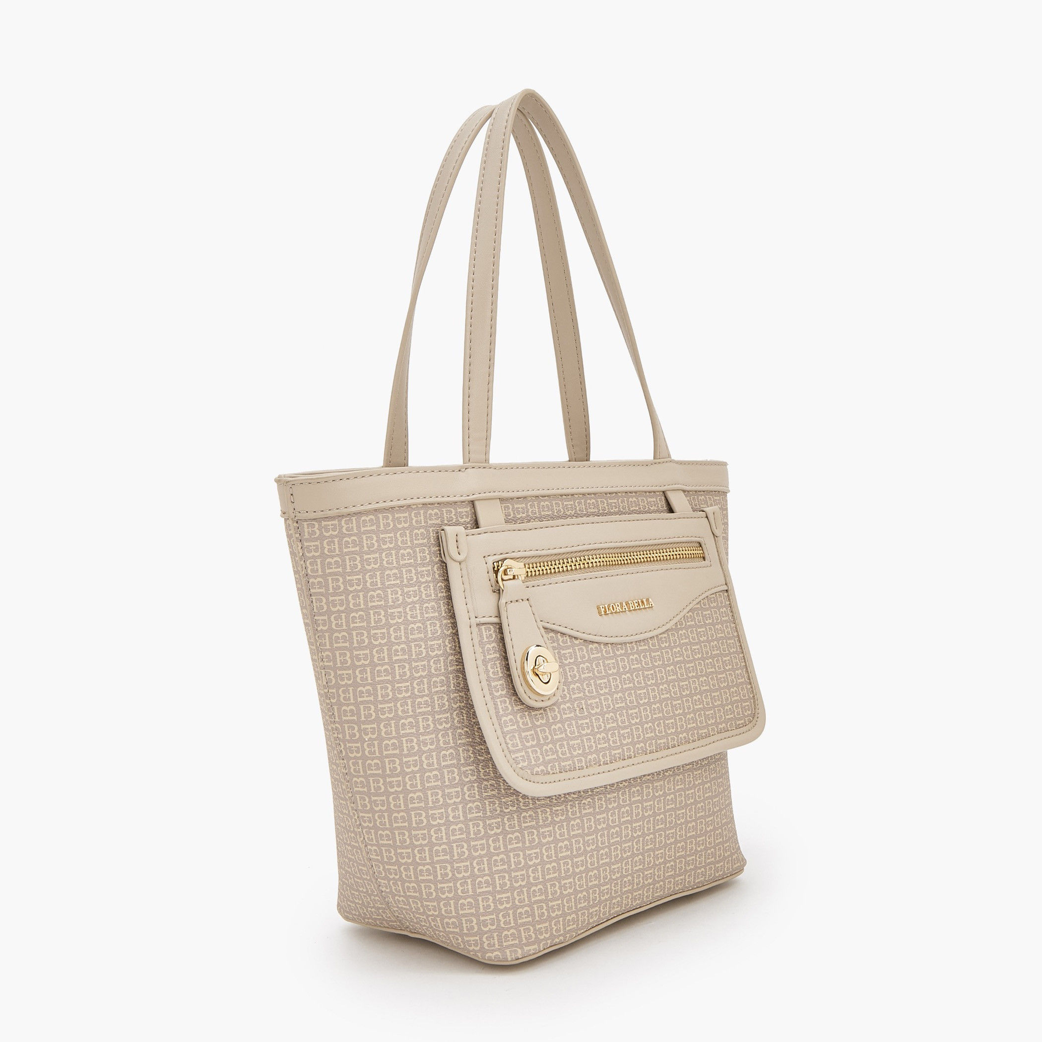 شنطة توتي بطبعات مونوجرام وجيب أمامي من فلورا بيلا-women-bagsandwallets-handbags-image-9