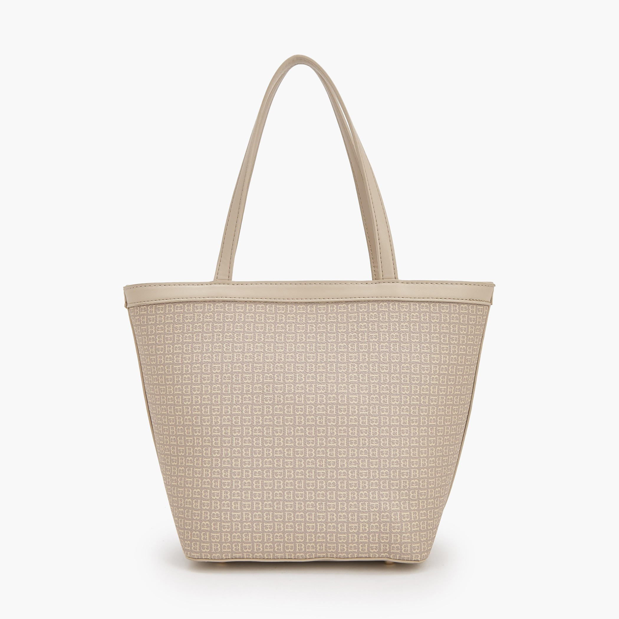 Flora Bella Monogram Print Tote Bag with Front Pocket-women-bagsandwallets-handbags-image-4