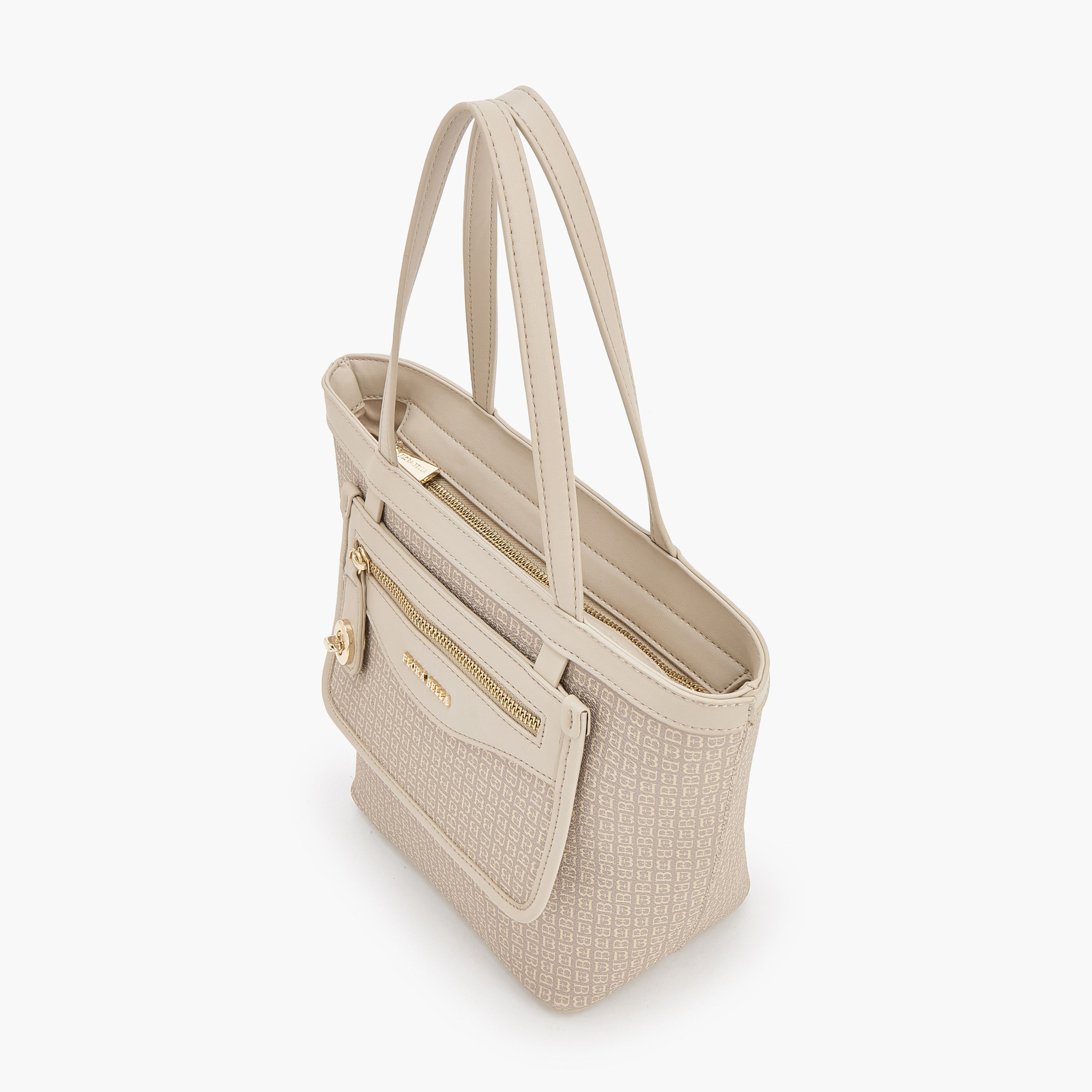 شنطة توتي بطبعات مونوجرام وجيب أمامي من فلورا بيلا-women-bagsandwallets-handbags-image-12