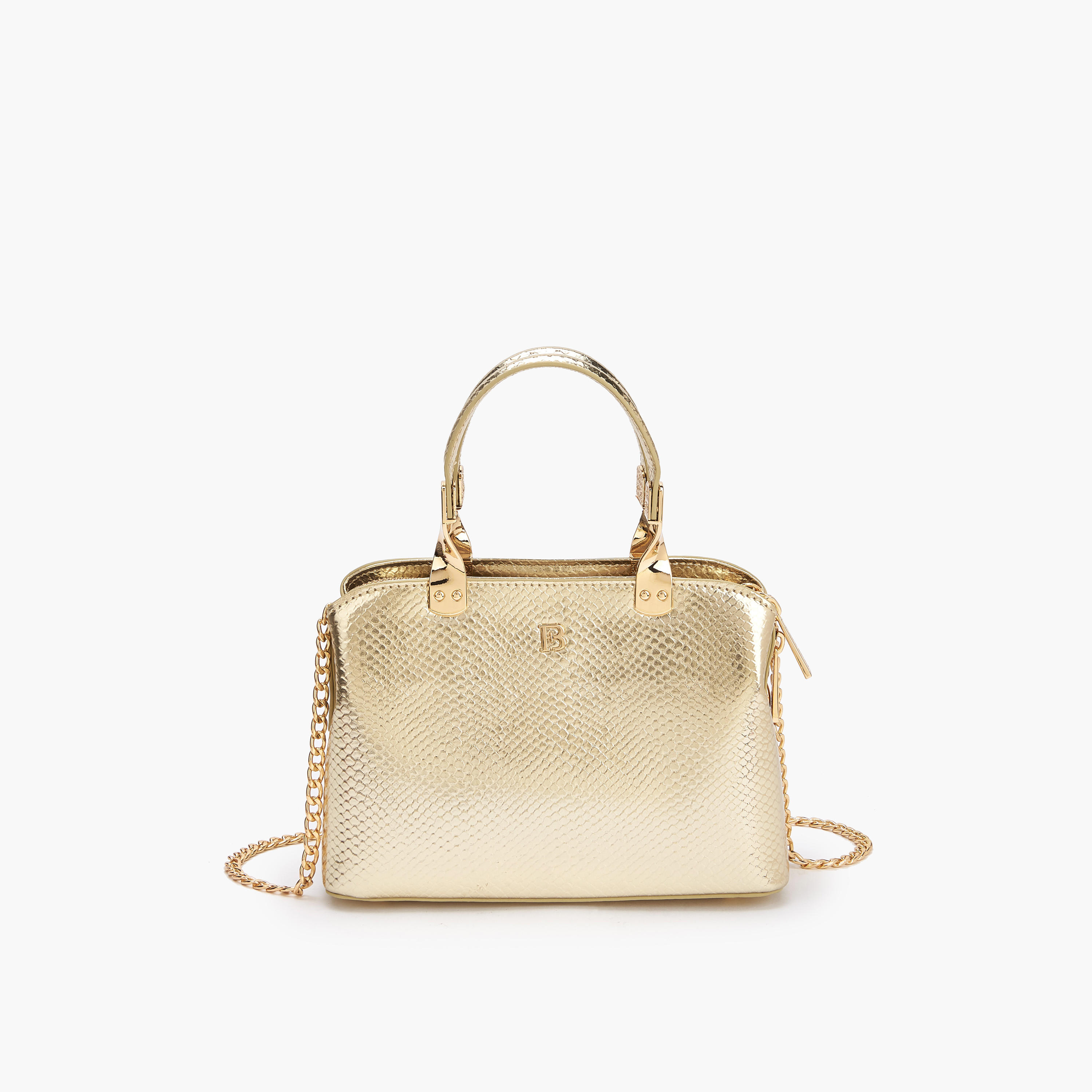 شنطة يد بمقبض مزدوج وحزام سلسلة قابل للفصل من فلورا بيلا-women-bagsandwallets-handbags-image-1