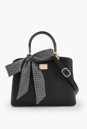 Flora Bella Bow Accent Tote Bags with Detachable Strap-women-image-1