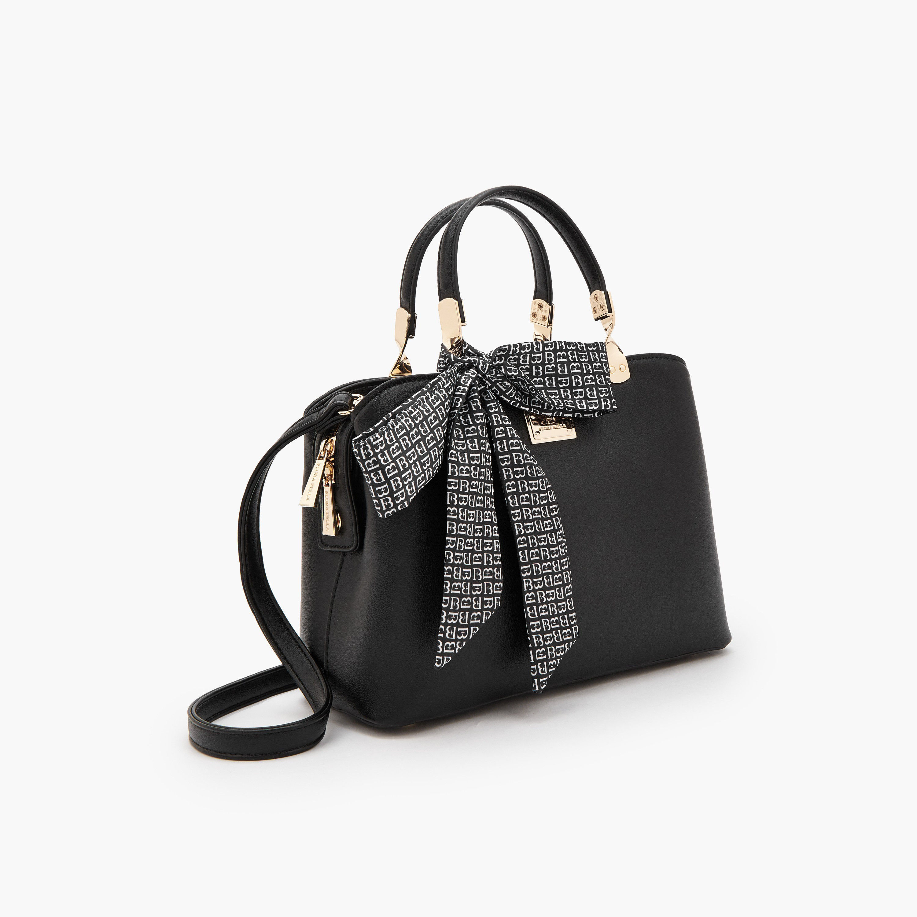 شنطة توتي بزينة فيونكة وحزام قابل للفصل من فلورا بيلا-women-bagsandwallets-handbags-image-10