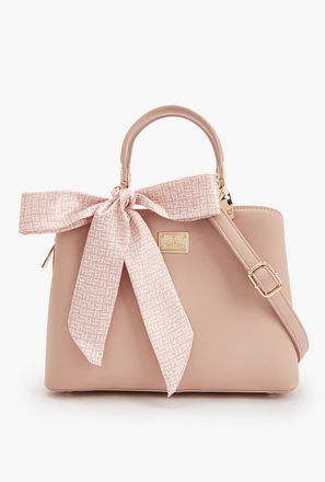 Flora Bella Bow Accent Tote Bags with Detachable Strap-women-image-1