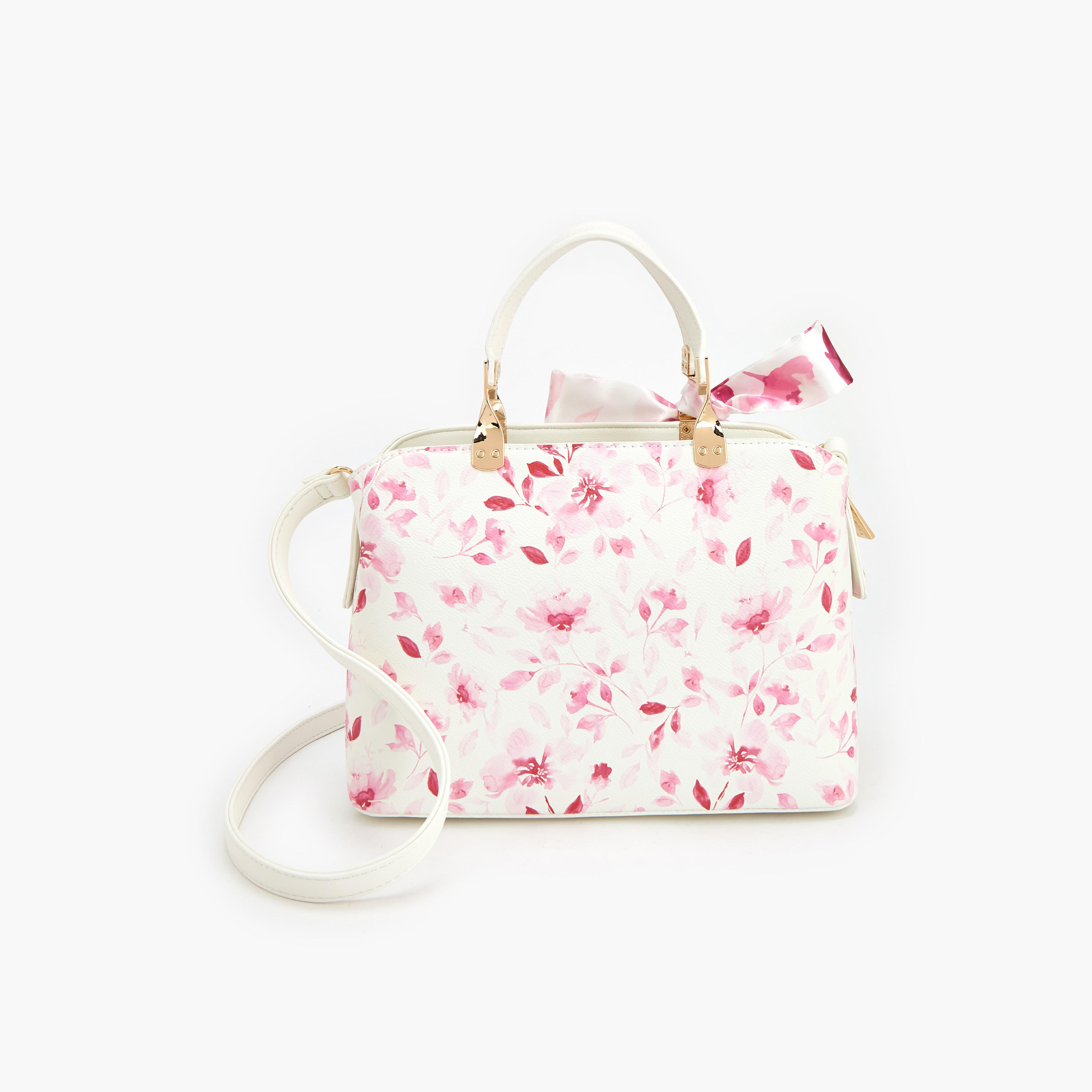 شنطة توتي بطبعات وزينة فيونكة من فلورا بيلا-women-bagsandwallets-handbags-image-5