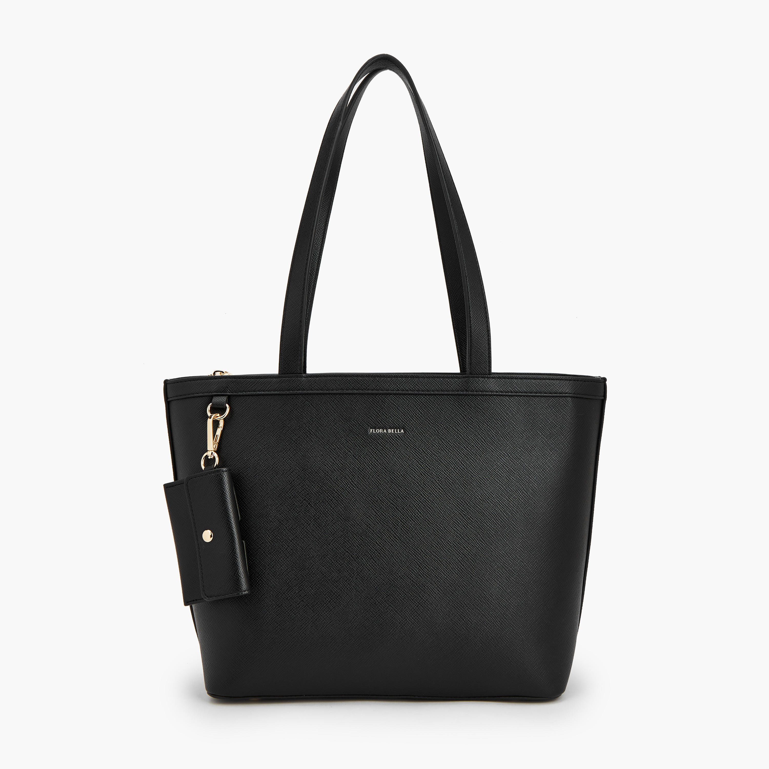 شنطة توتي بارزة الملمس بمقابض مزدوجة من فلورا بيلا-women-bagsandwallets-handbags-image-1