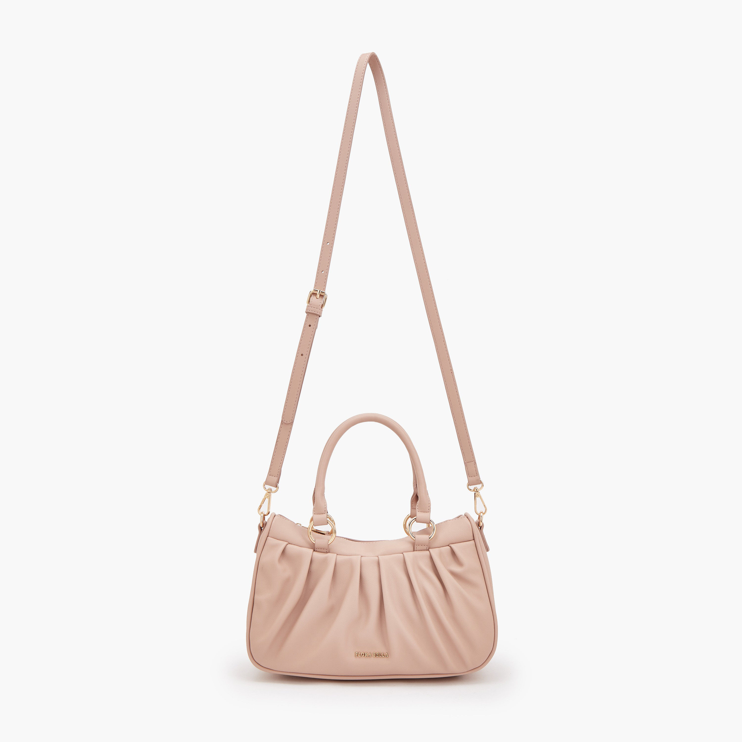 شنطة يد بكسرات مع حزام قابل للفصل من فلورا بيلا-women-bagsandwallets-handbags-image-2