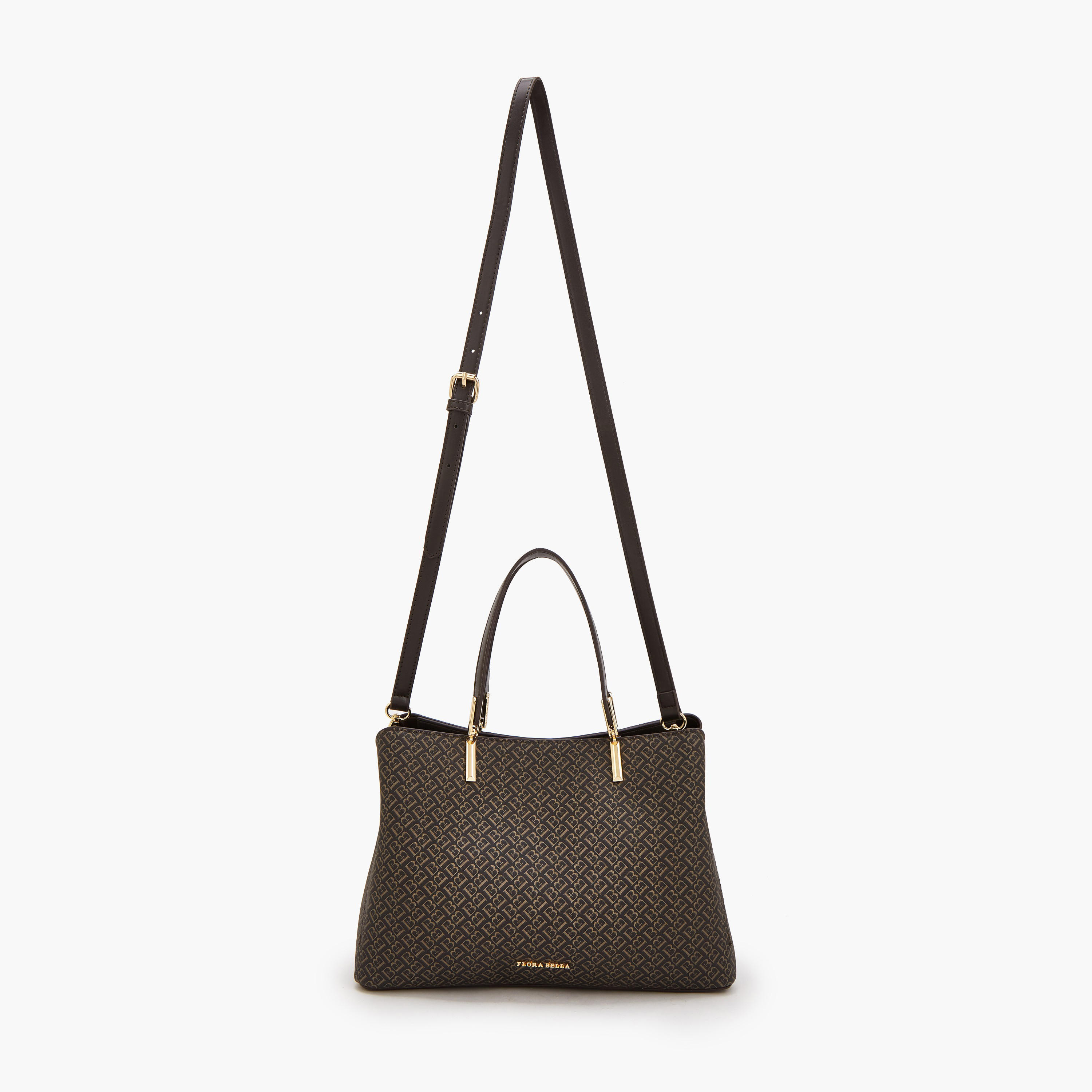 Flora Bella Monogram Print Tote Bag with Detachable Strap-women-bagsandwallets-handbags-image-2