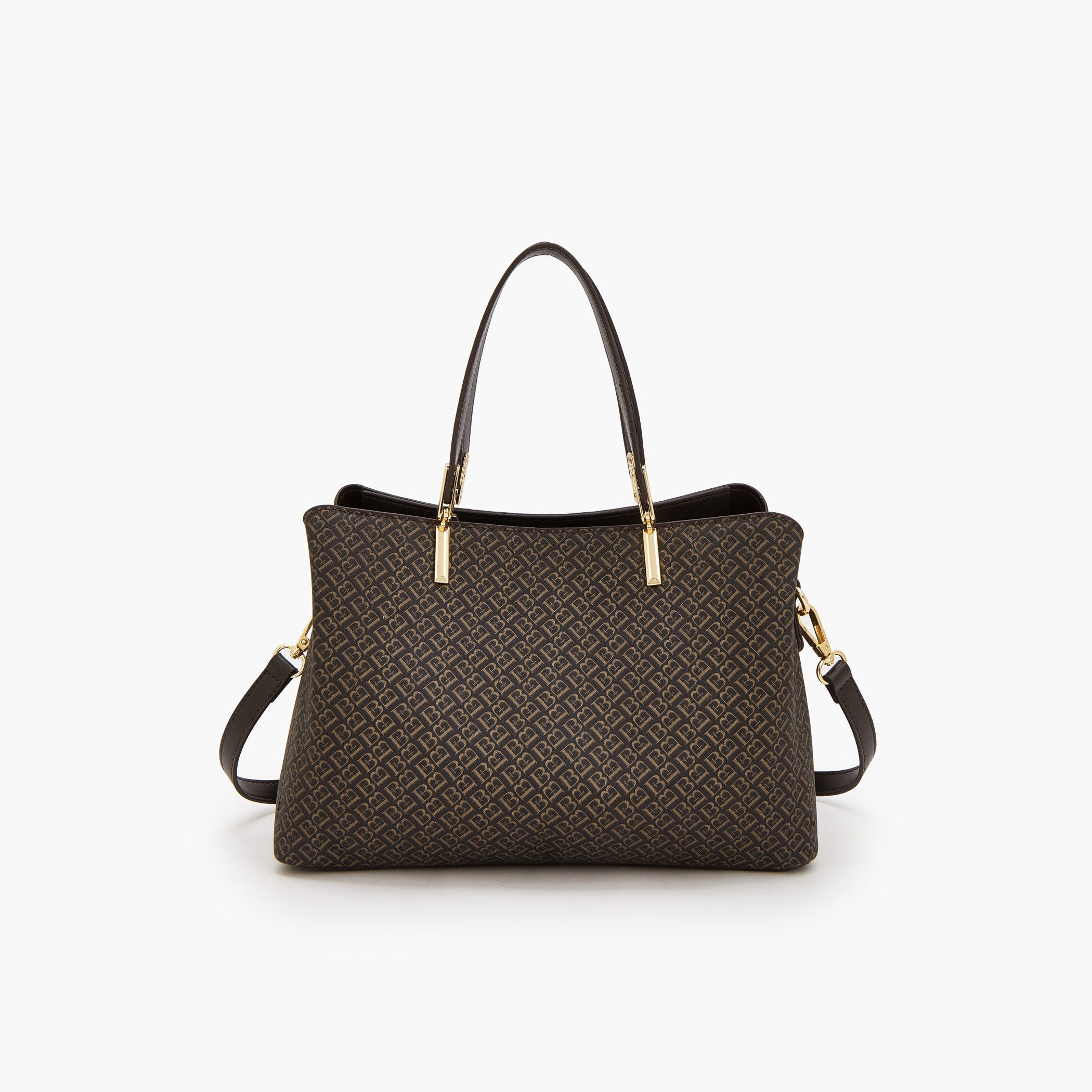 شنطة يد بطبعات مونوجرام مع حزام قابل للفصل من فلورا بيلا-women-bagsandwallets-handbags-image-12