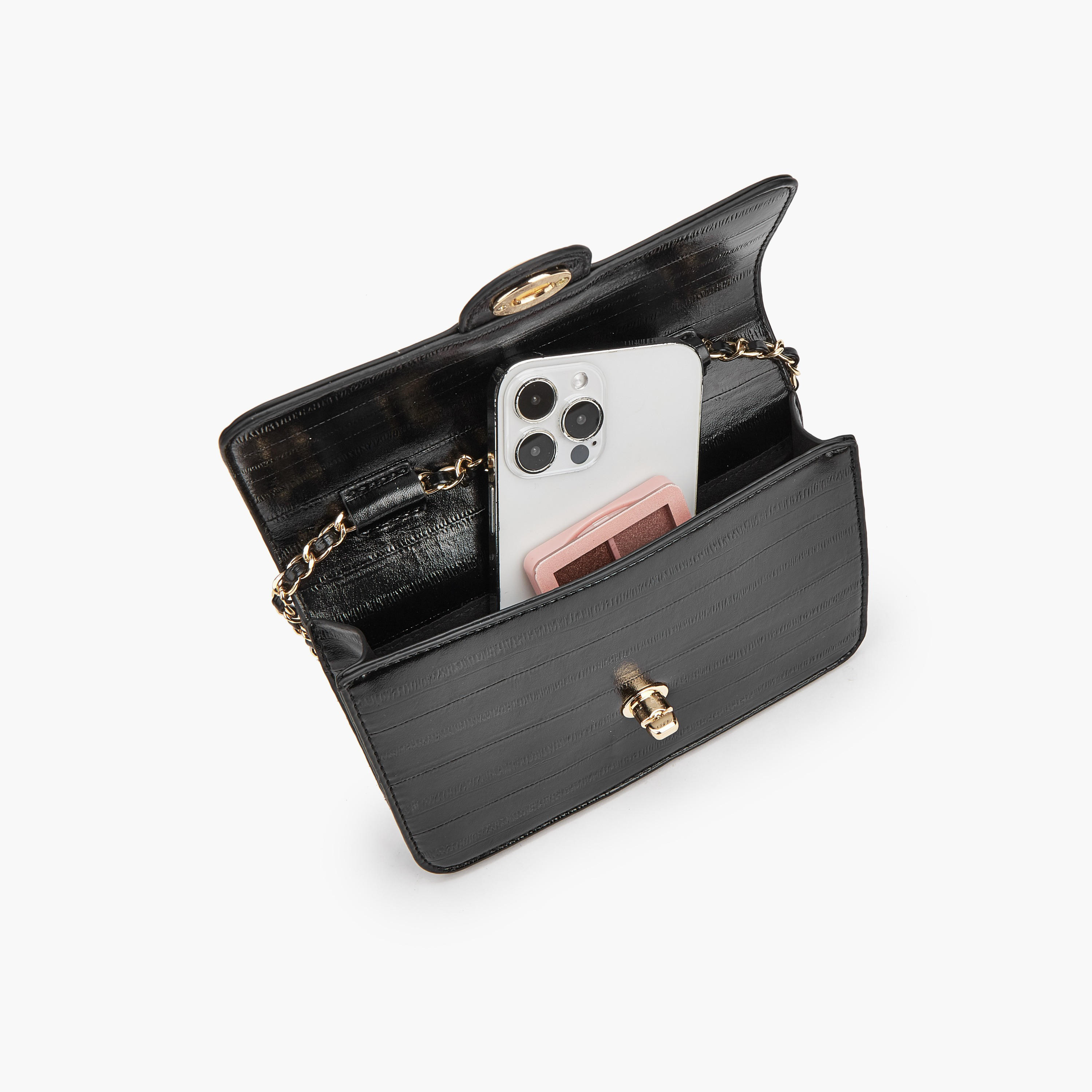 شنطة كروس بودي بارزة الملمس بحزام سلسلة من فلورا بيلا-women-bagsandwallets-handbags-image-7