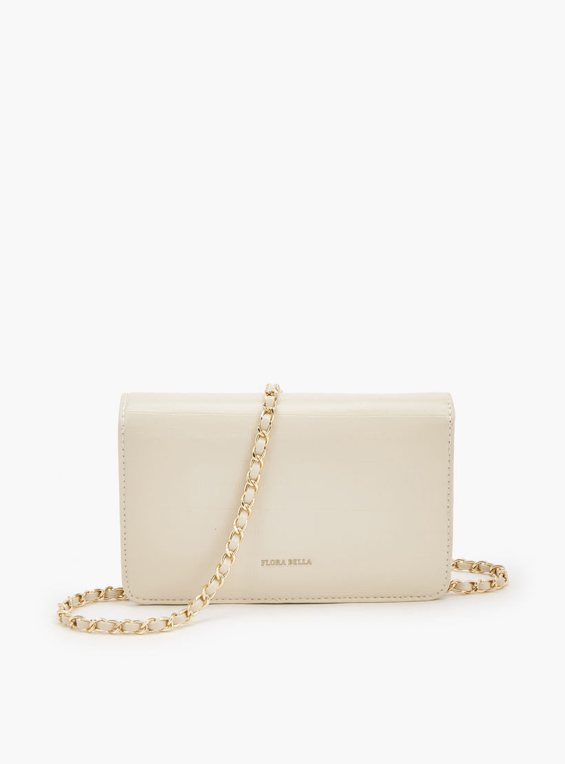 Flora Bella Textured Crossbody Bag with Chain Strap-women-bagsandwallets-handbags-image-5
