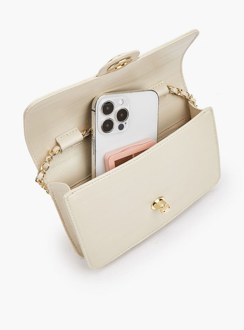 Flora Bella Textured Crossbody Bag with Chain Strap-women-bagsandwallets-handbags-image-7