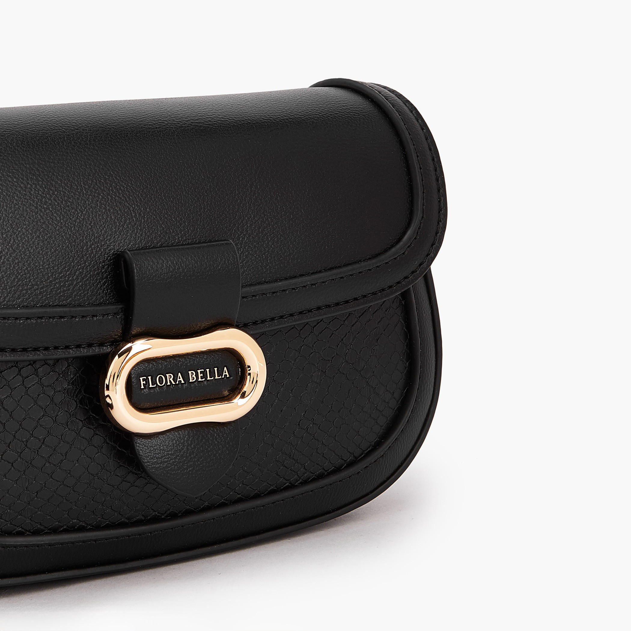شنطة كروس بودي بارزة الملمس بحزام قابل للتعديل من فلورا بيلا-women-bagsandwallets-handbags-image-4