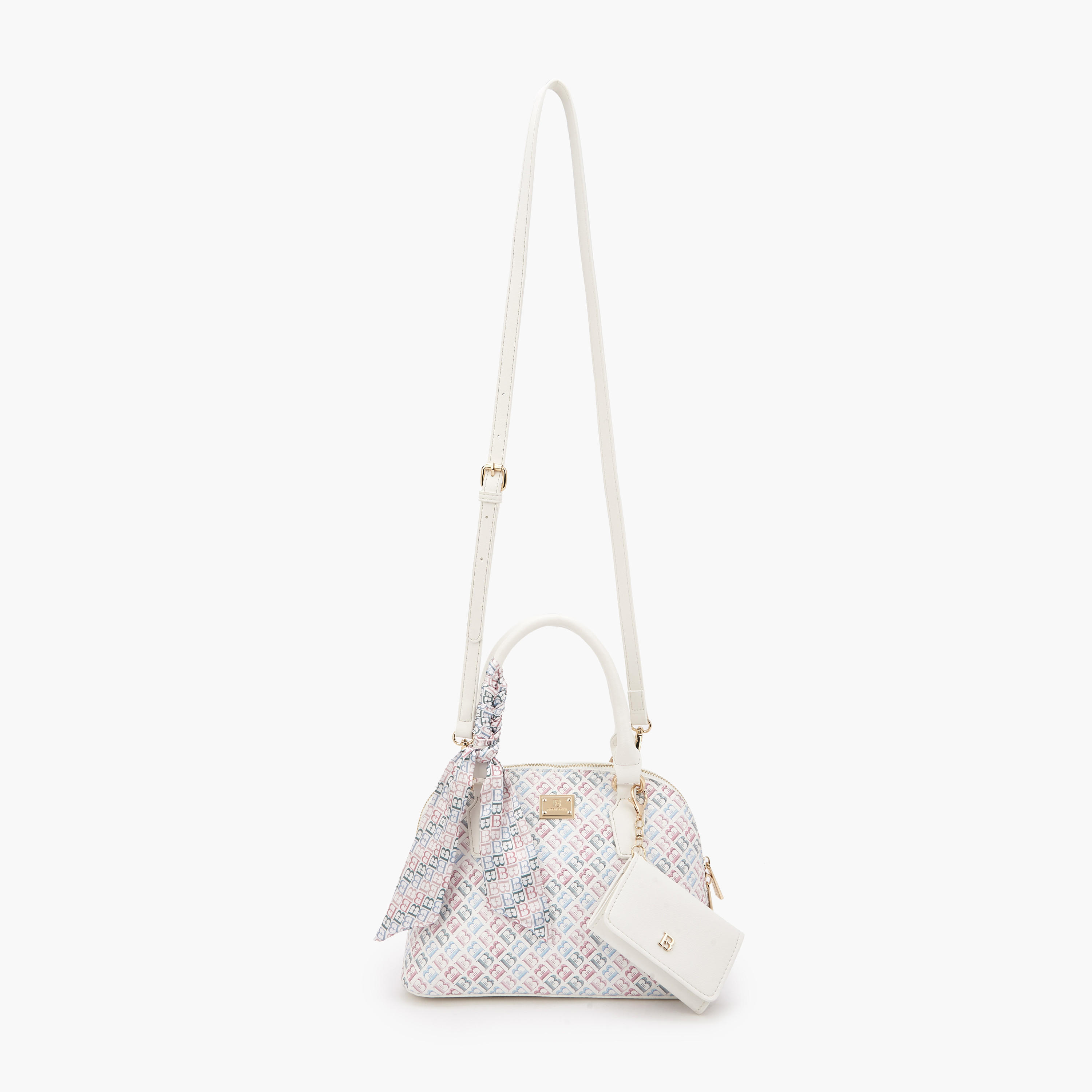 Flora Bella Monogram Print Crossbody Bag with Scarf Accent-women-bagsandwallets-handbags-image-2