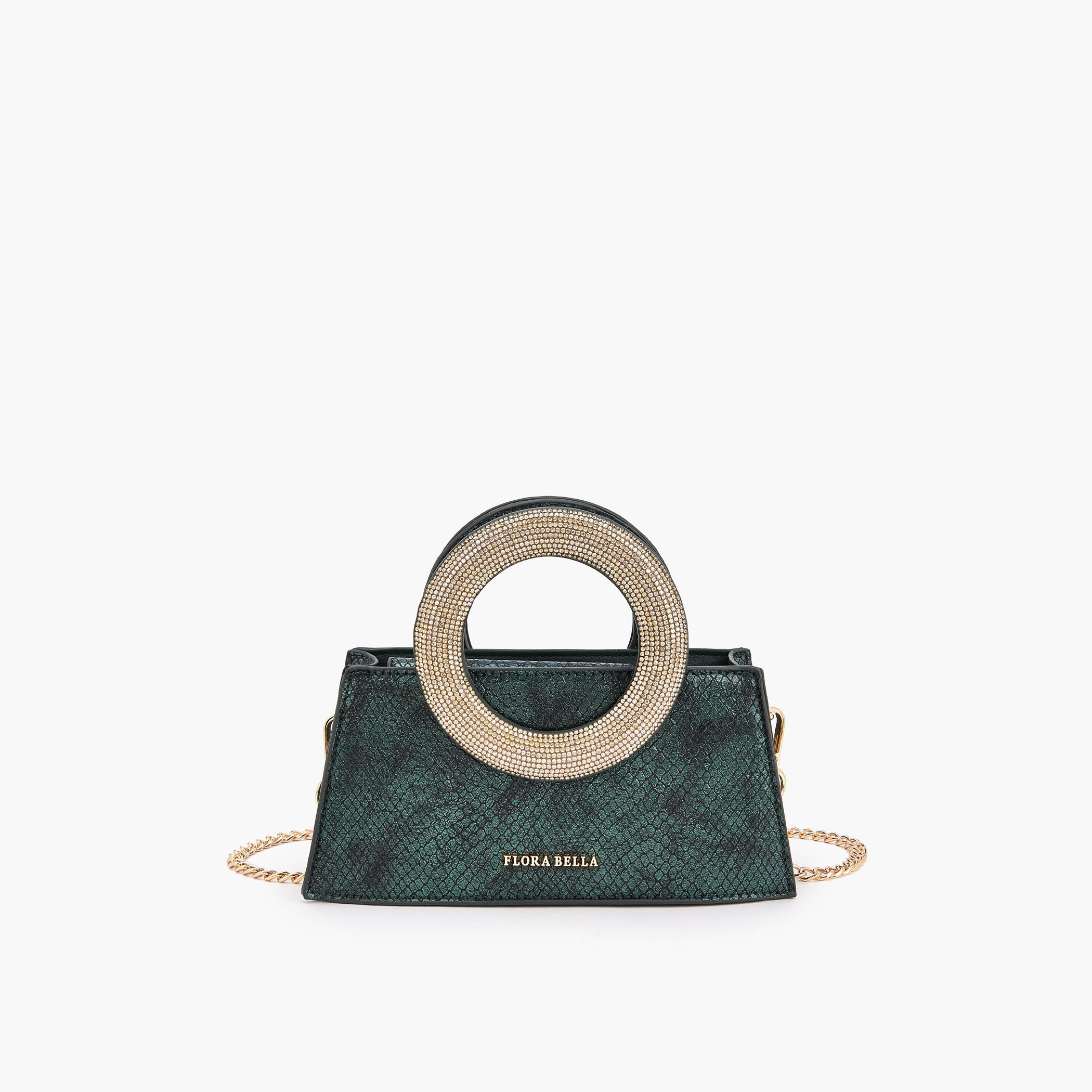 Flora Bella Stone Embellished Handle Crossbody Bag with Chain Strap-women-bagsandwallets-handbags-image-1