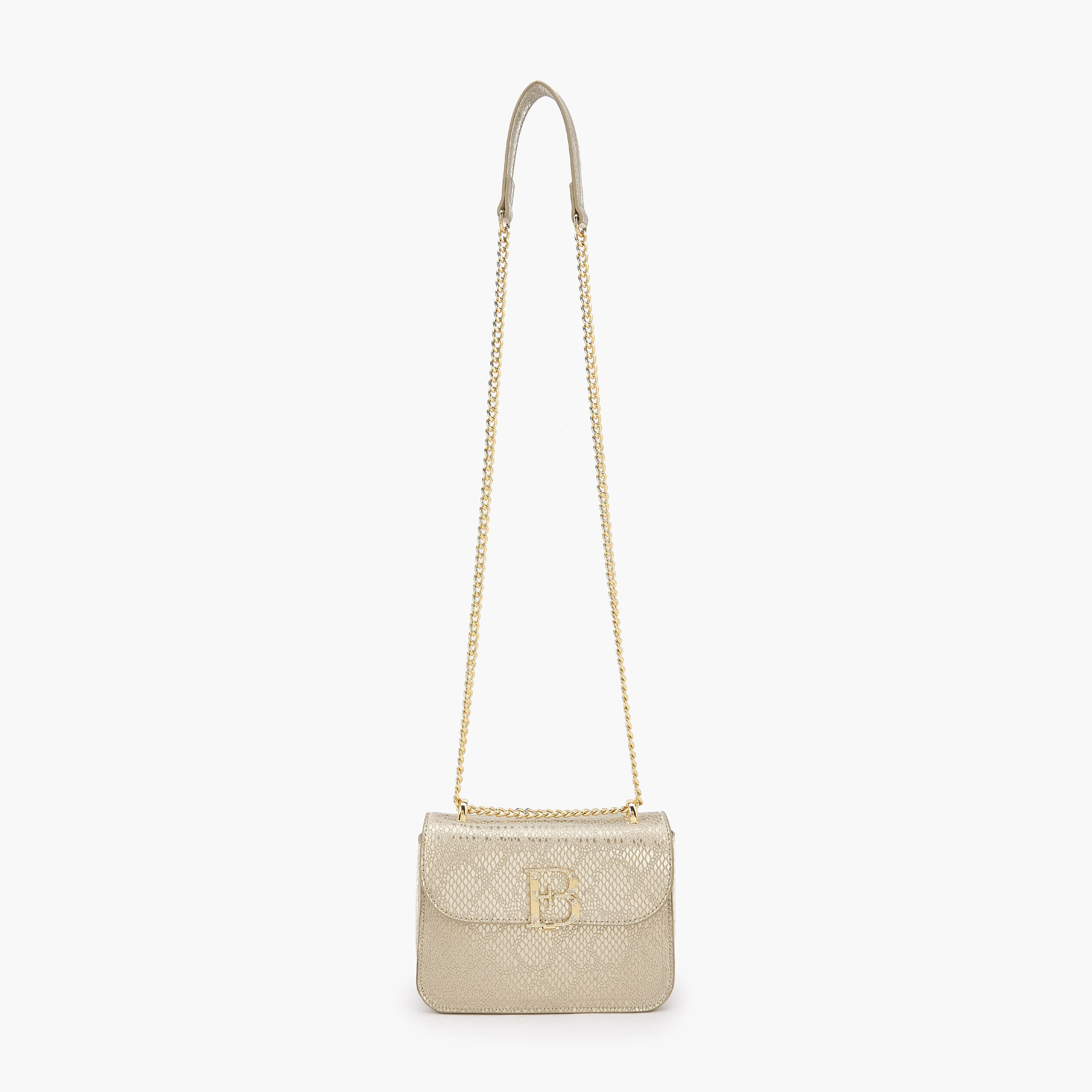 Flora Bella Textured Crossbody Bag with Chain Strap-women-bagsandwallets-handbags-image-2