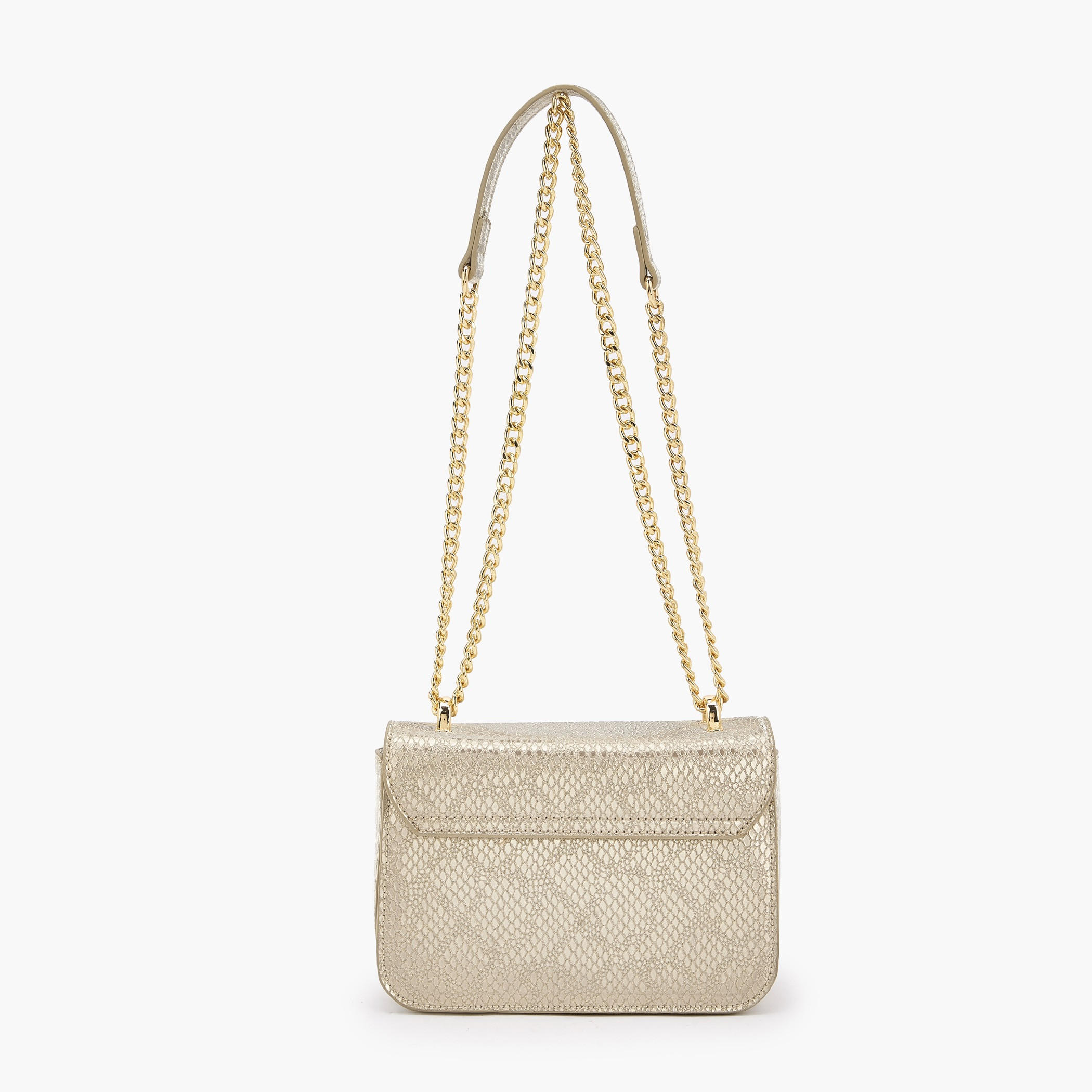 Flora Bella Textured Crossbody Bag with Chain Strap-women-bagsandwallets-handbags-image-5