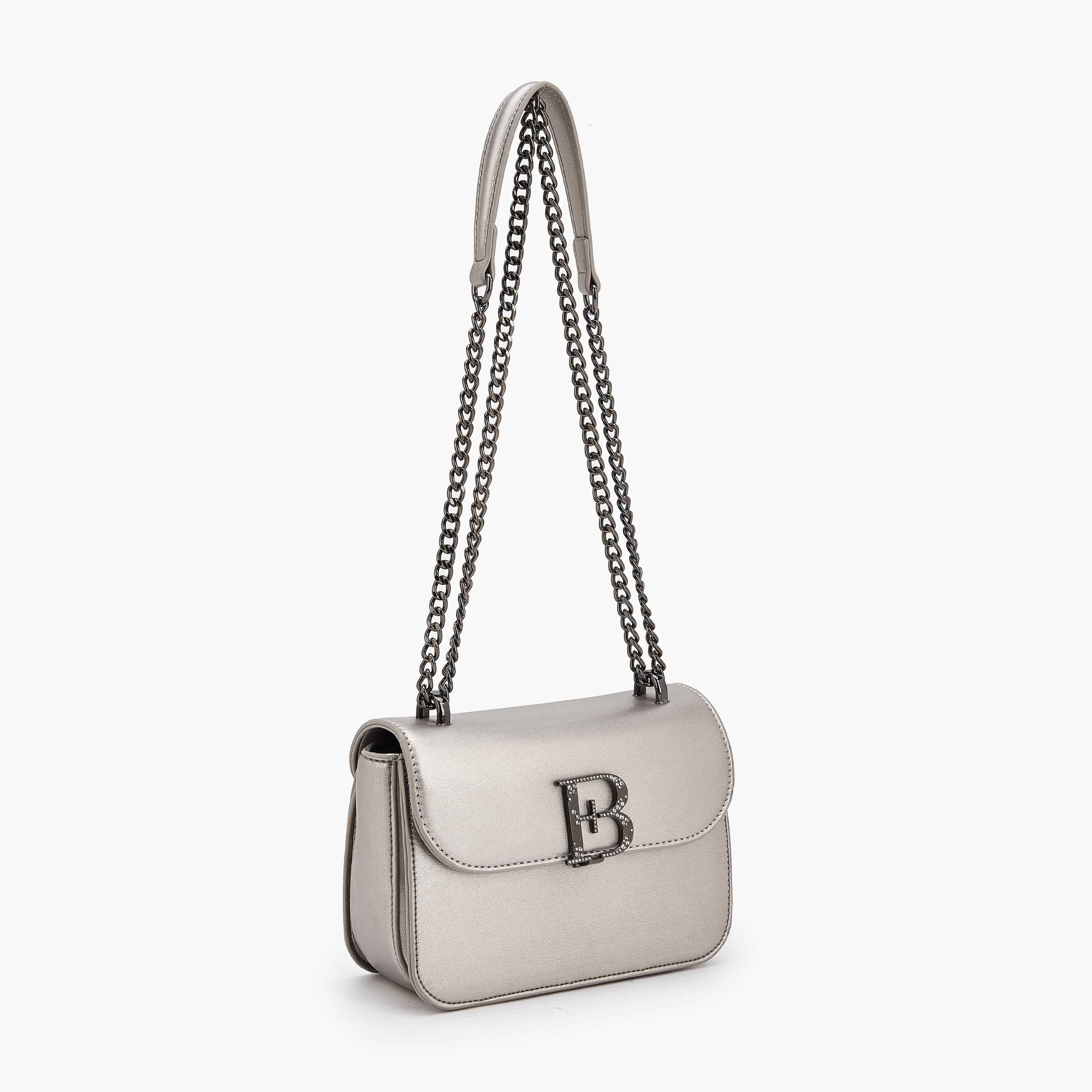 شنطة كروس بودي بارزة الملمس بحزام سلسلة من فلورا بيلا-women-bagsandwallets-handbags-image-4