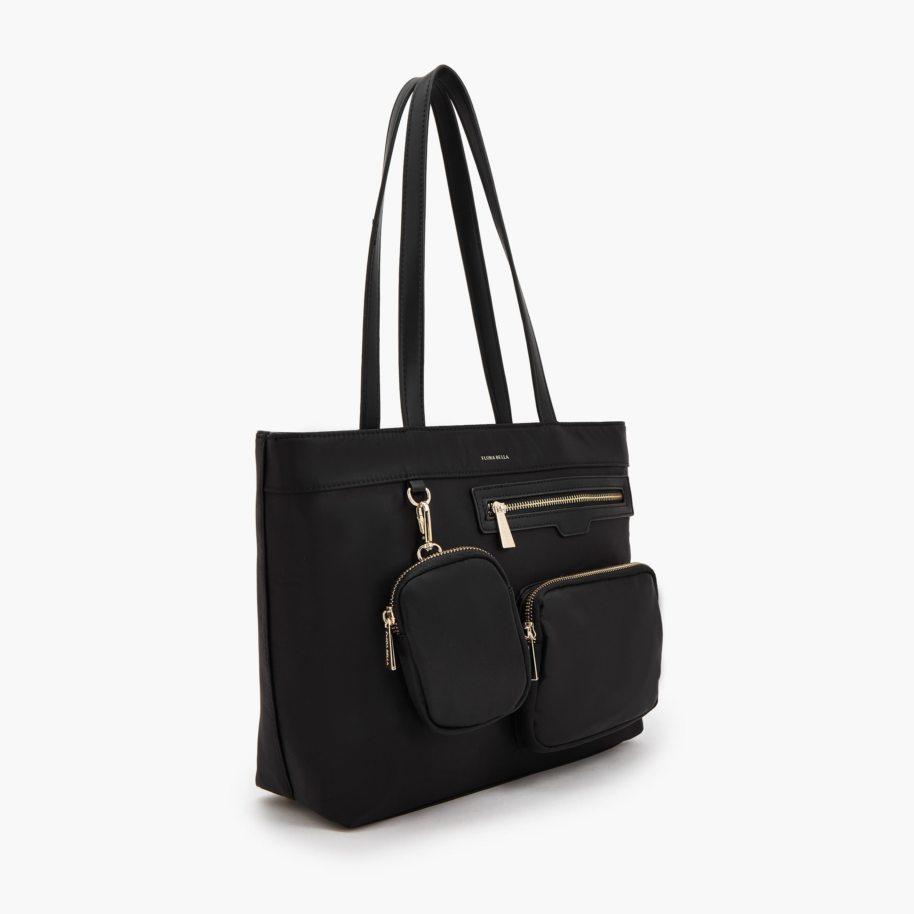 شنطة توتي سادة بمقابض مزدوجة من فلورا بيلا-women-bagsandwallets-handbags-image-3