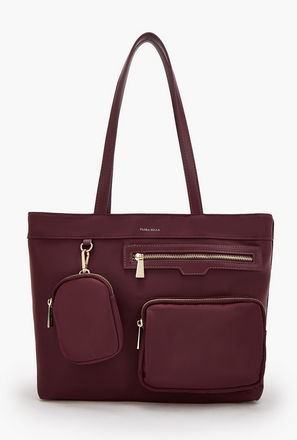 شنطة توتي سادة بمقابض مزدوجة من فلورا بيلا-women-bagsandwallets-handbags-image-1