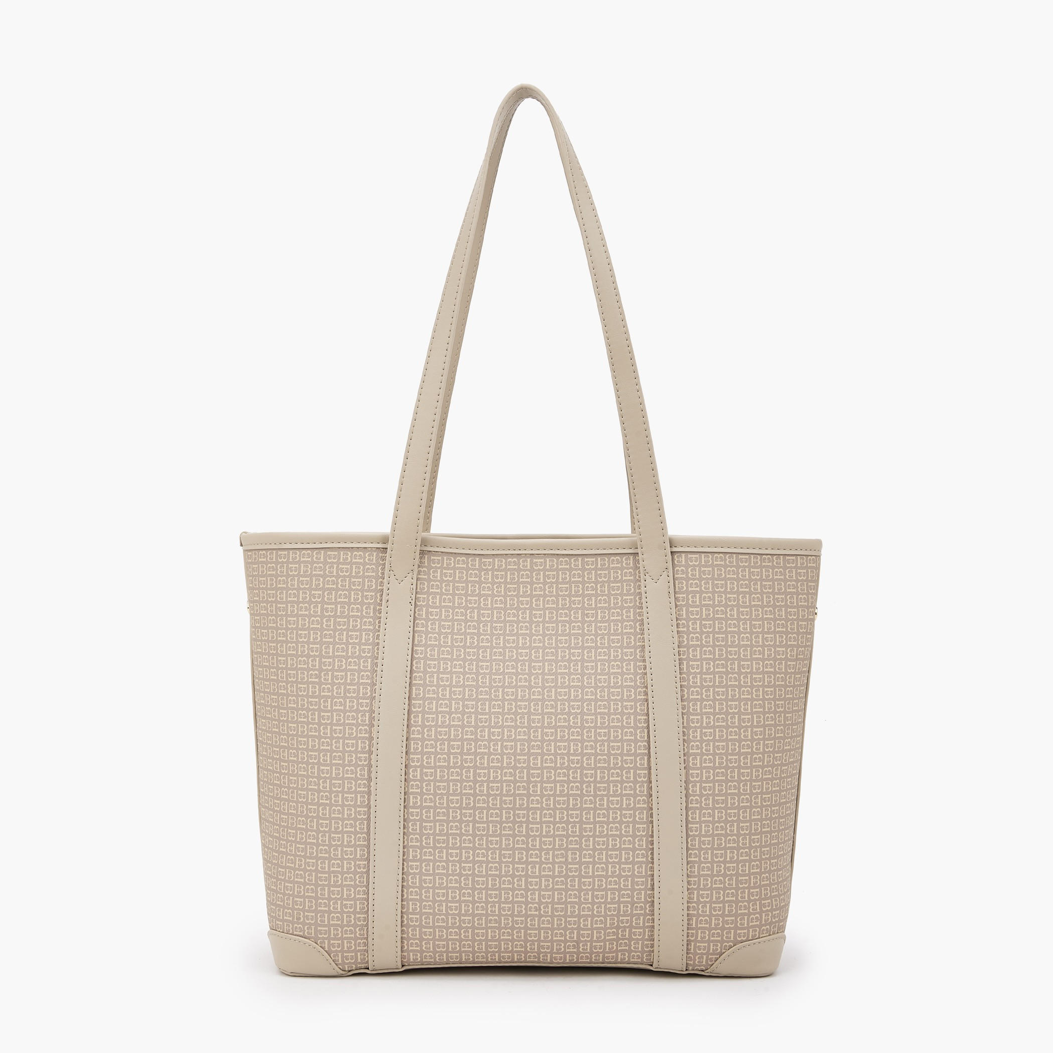 شنطة توتي بطبعات مونوجرام مع مقابض مزدوجة من فلورا بيلا-women-bagsandwallets-handbags-image-4