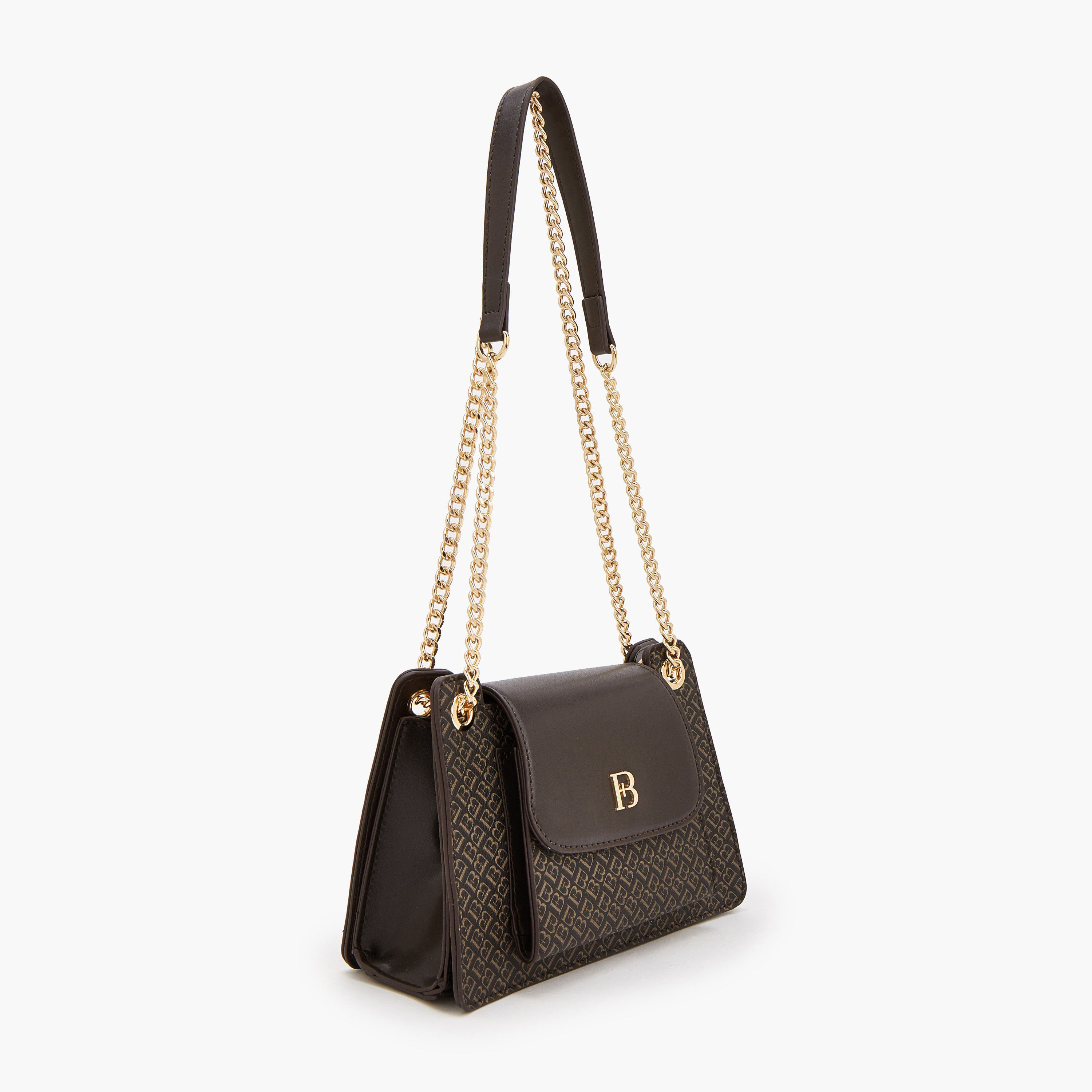 Flora Bella Monogram Print Crossbody Bag with Chain Strap-women-bagsandwallets-handbags-image-3