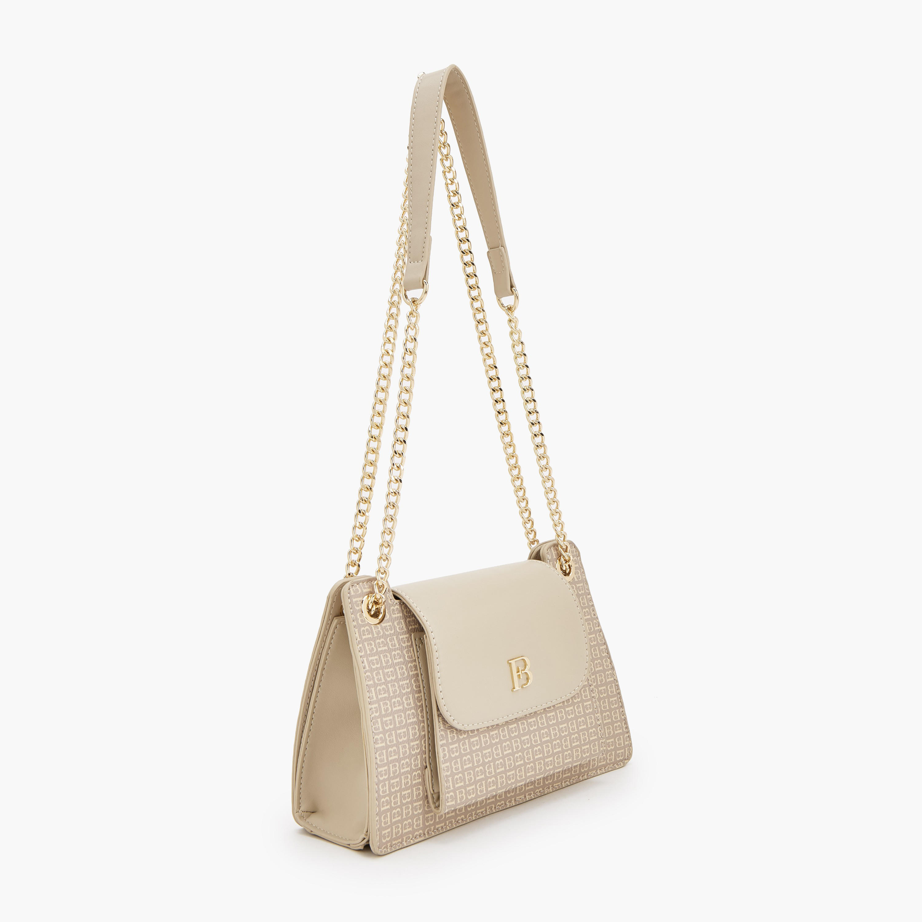 Flora Bella Monogram Print Crossbody Bag with Chain Strap-women-bagsandwallets-handbags-image-3