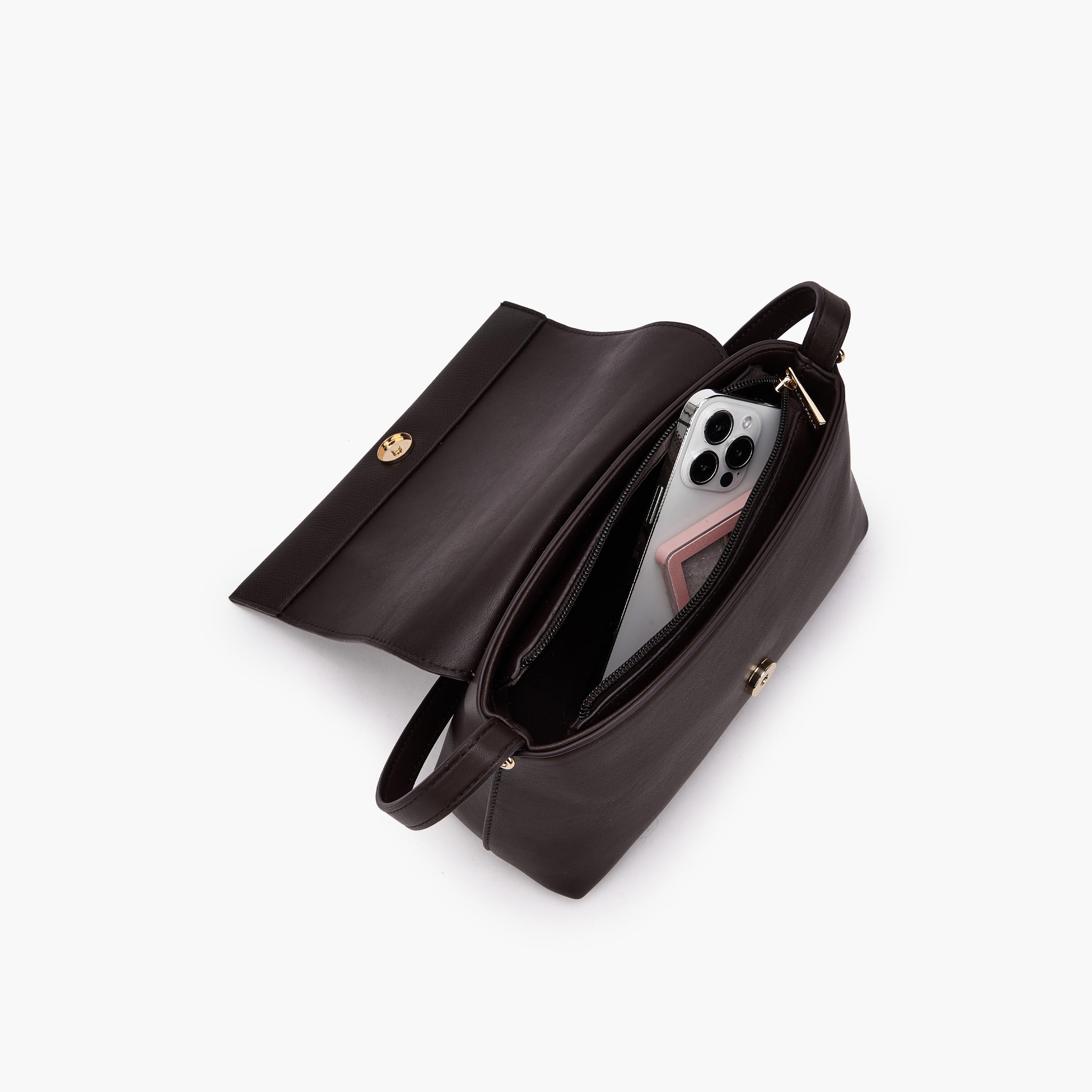 Flora Bella Textured Shoulder Bag with Adjustable Strap-women-bagsandwallets-handbags-image-7